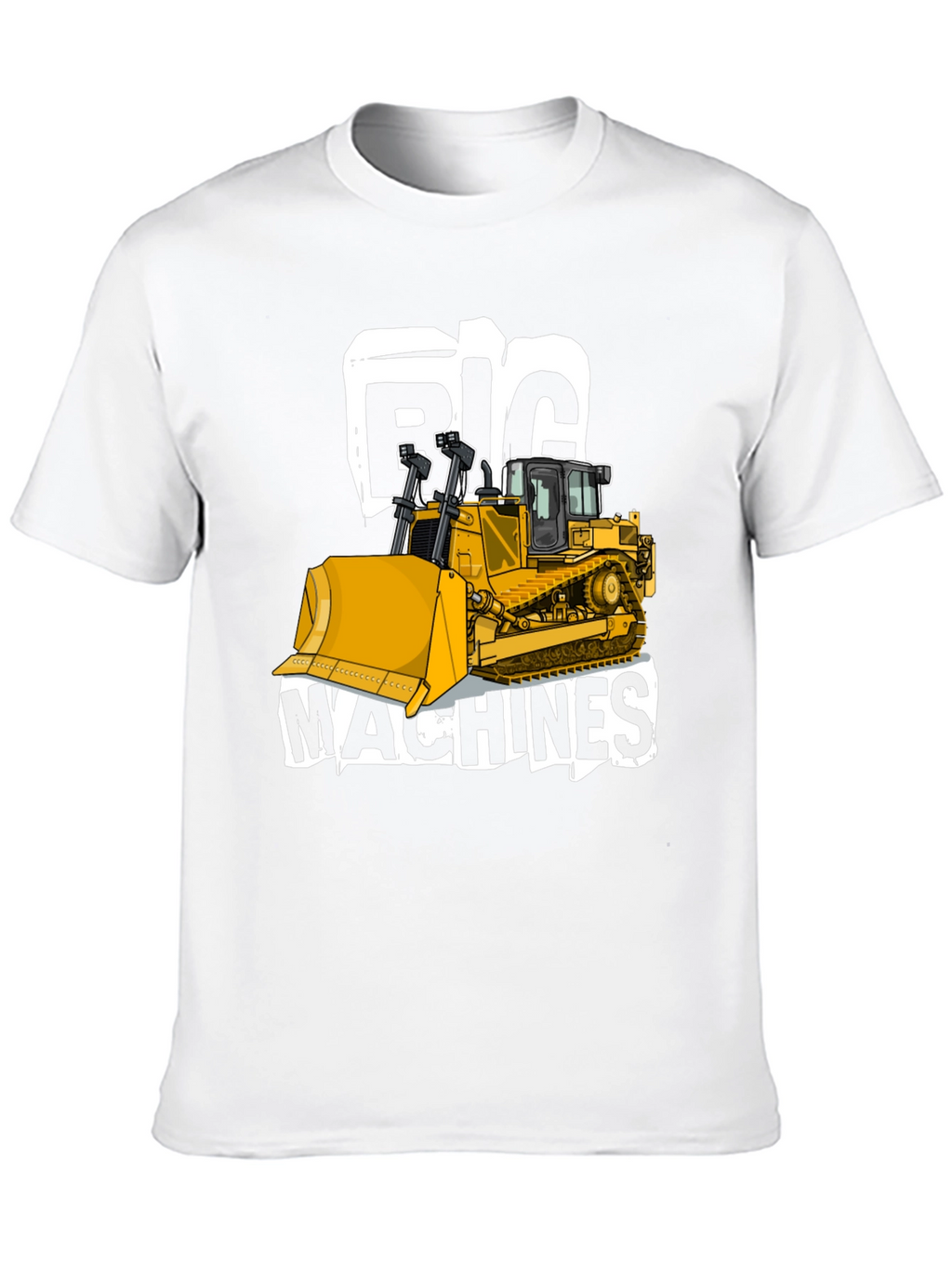 Big Machines Black T-Shirt Heavy Equipment Tee