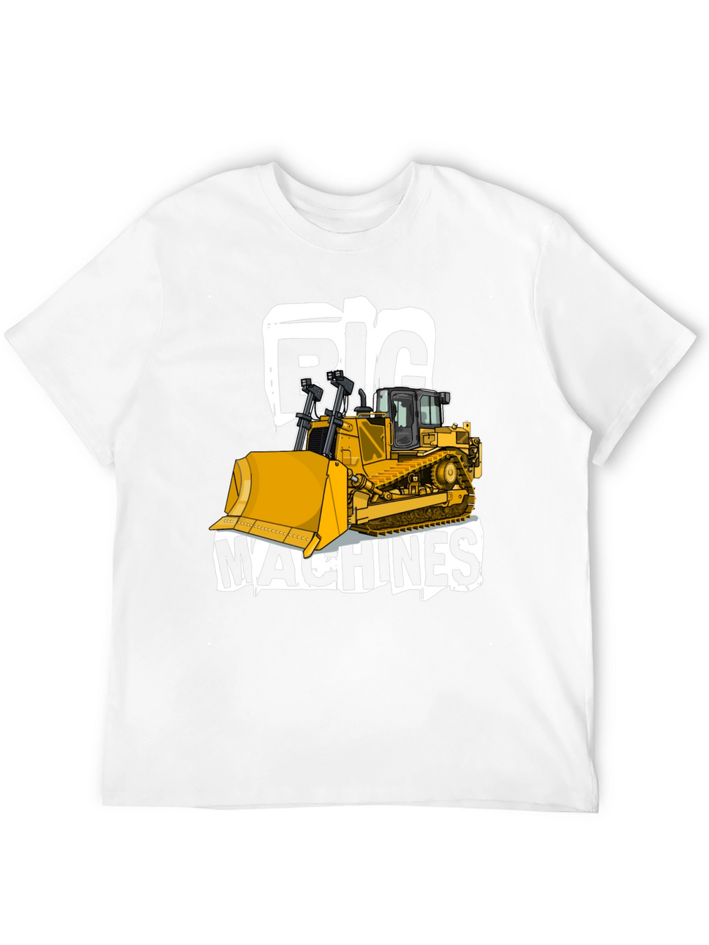 Big Machines Black T-Shirt Heavy Equipment Tee