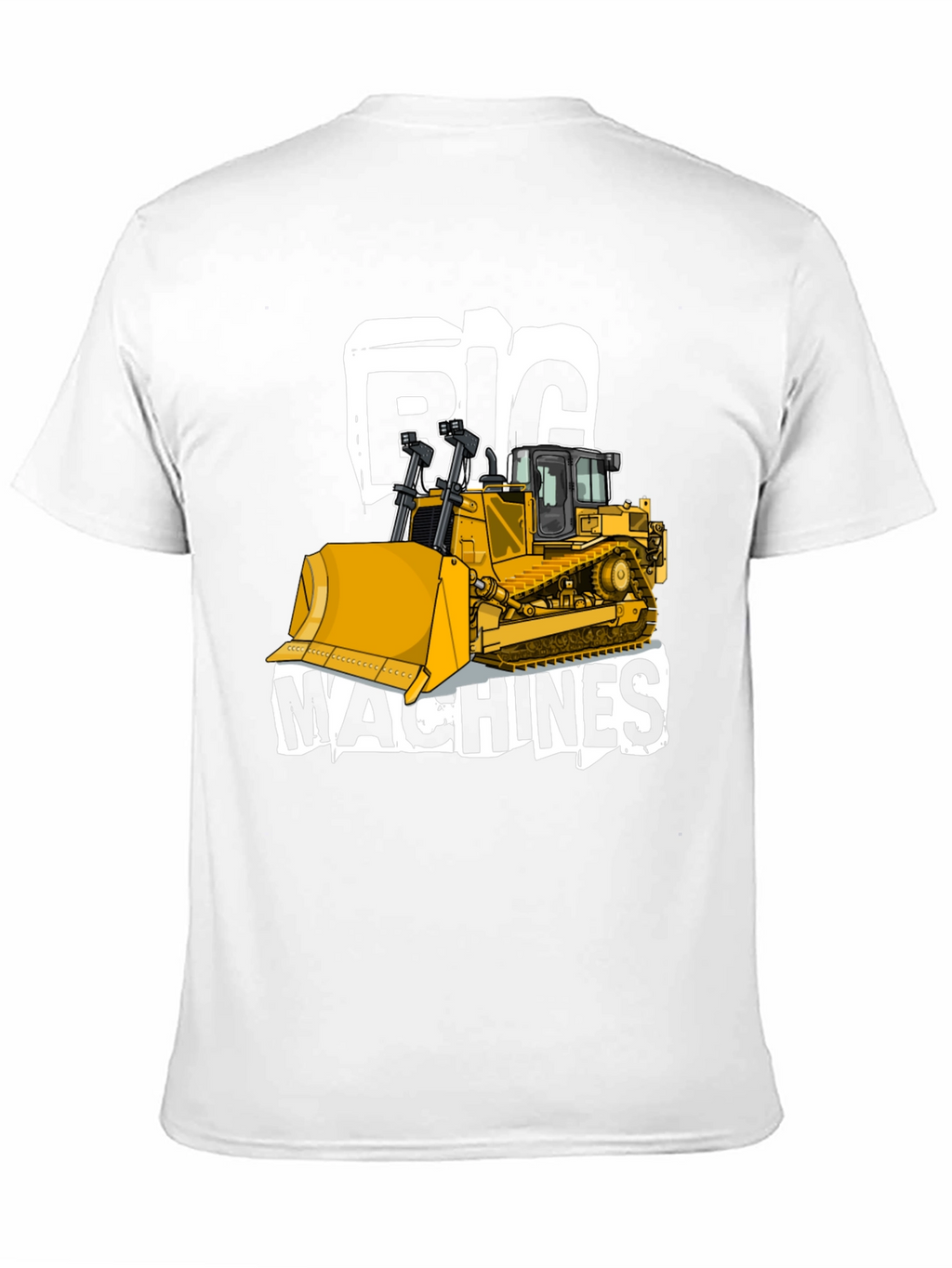 Big Machines Black T-Shirt Heavy Equipment Tee