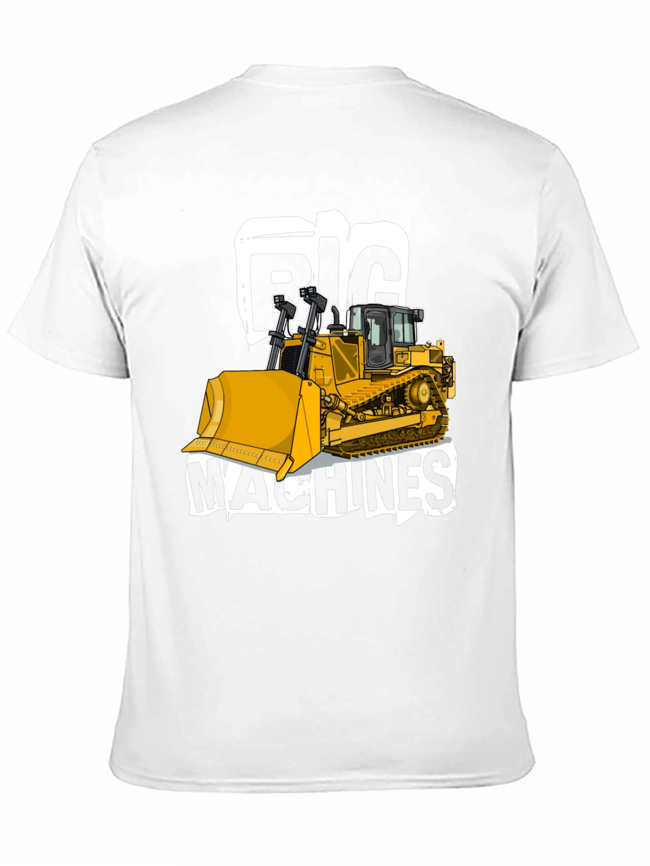 Big Machines Black T-Shirt Heavy Equipment Tee