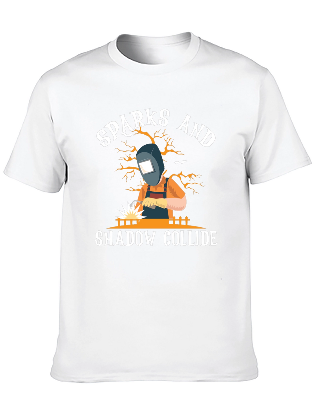 Sparks and Shadow Collide T-Shirt - Welding Tee