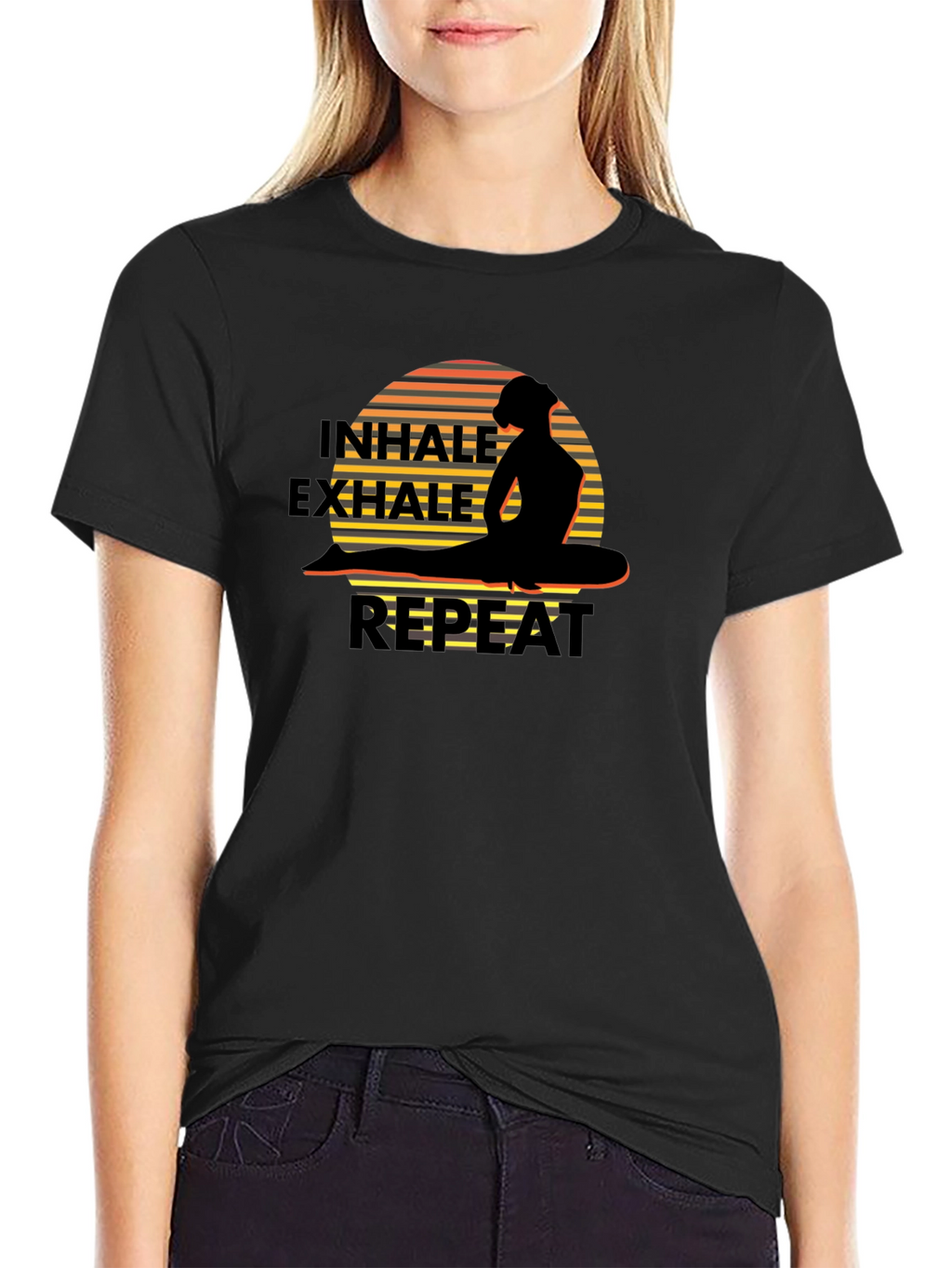 Inhale Exhale Repeat Yoga T-Shirt