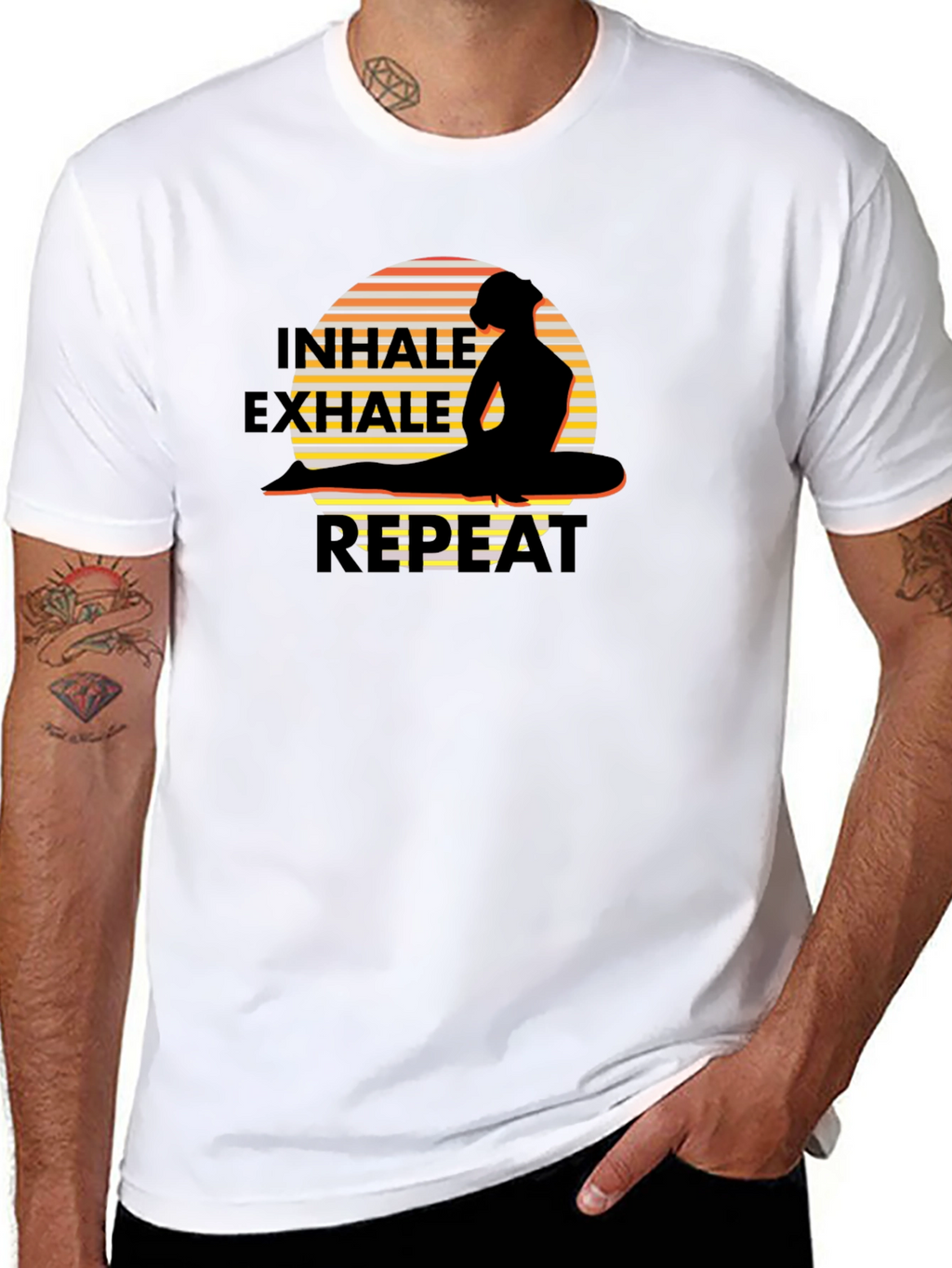 Inhale Exhale Repeat Yoga T-Shirt