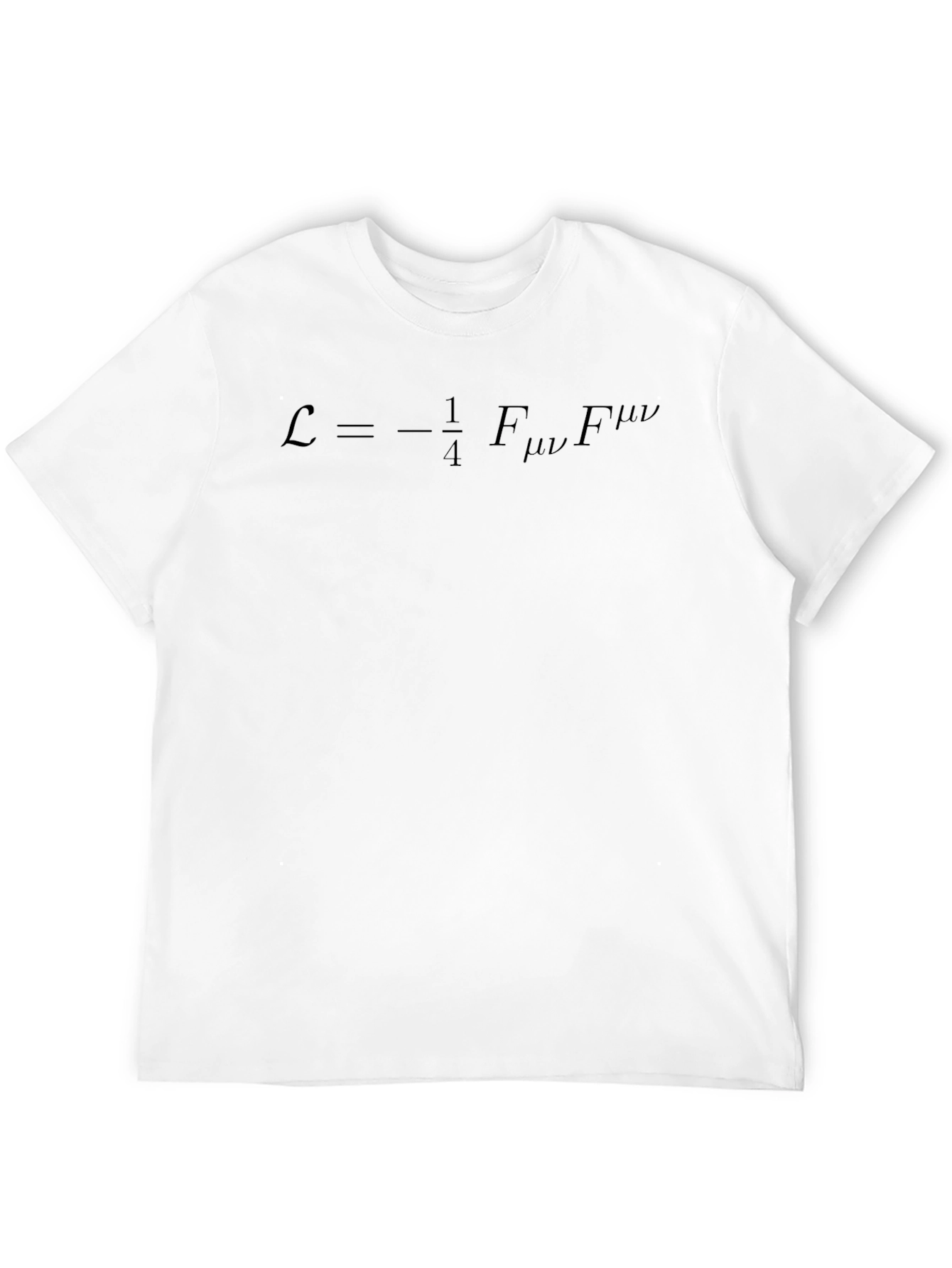 Physics Equation Graphic Tee - Black