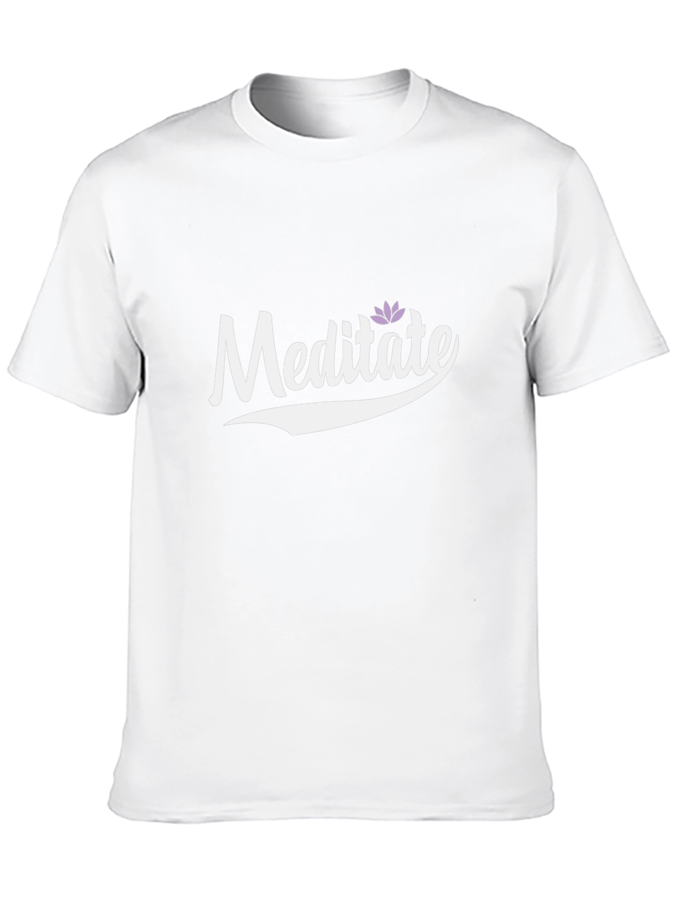 Meditate Lotus Flower Graphic Tee