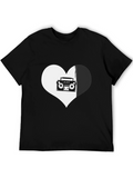 Retro Music Heart Graphic Tee