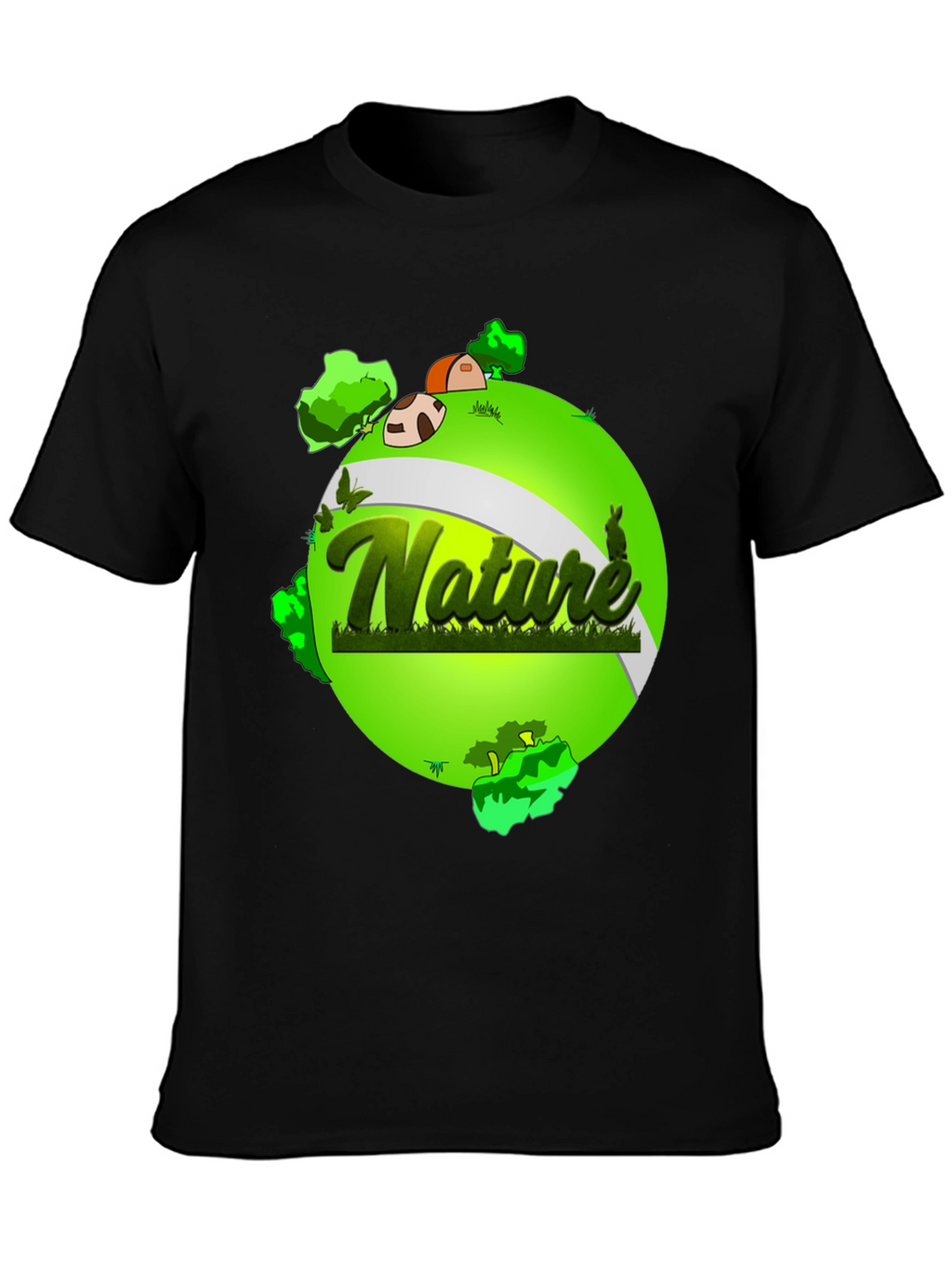 Nature Graphic T-Shirt - Earth Design