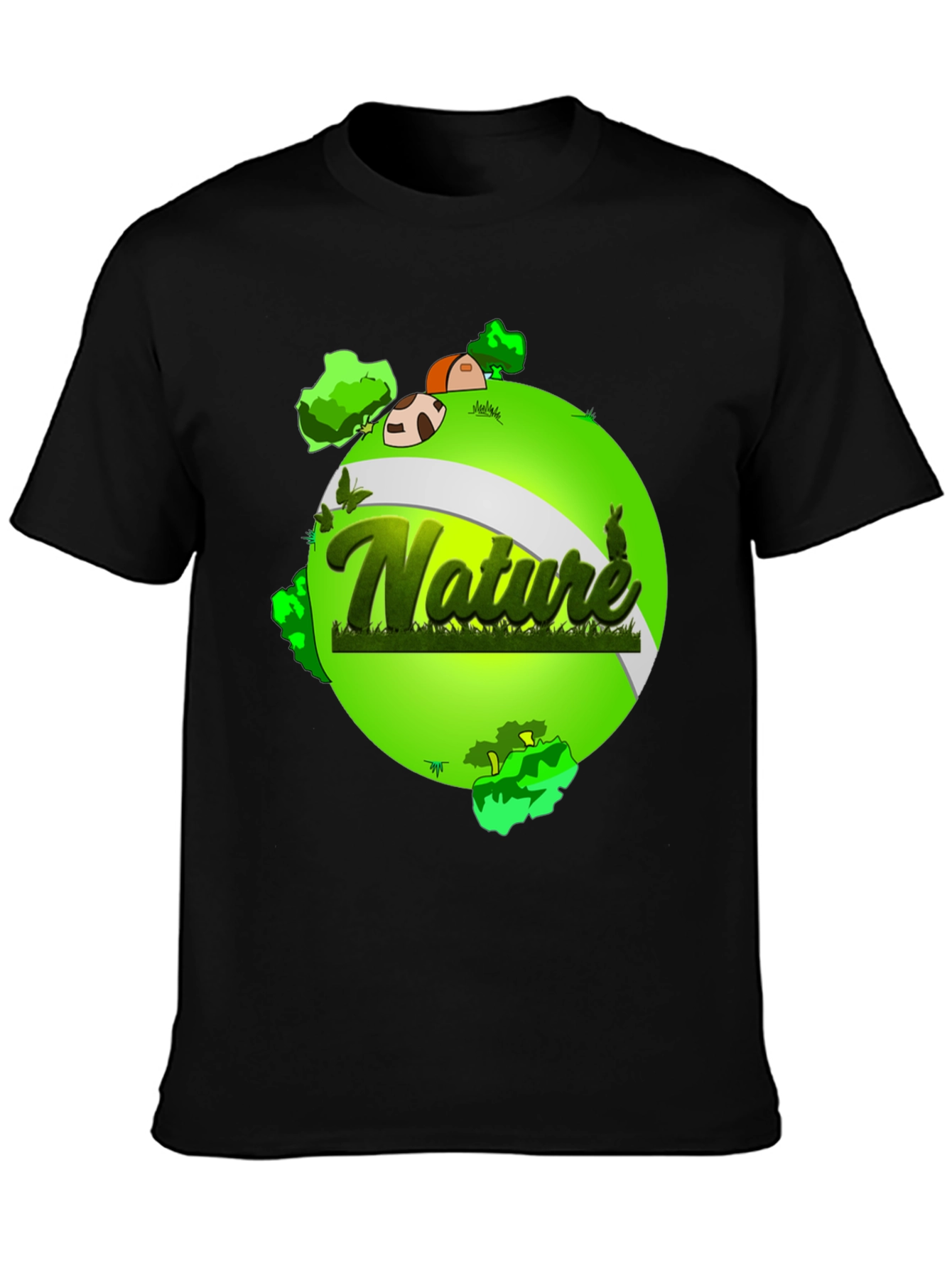Nature Graphic T-Shirt - Earth Design