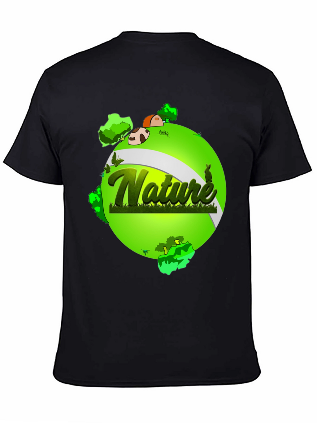 Nature Graphic T-Shirt - Earth Design