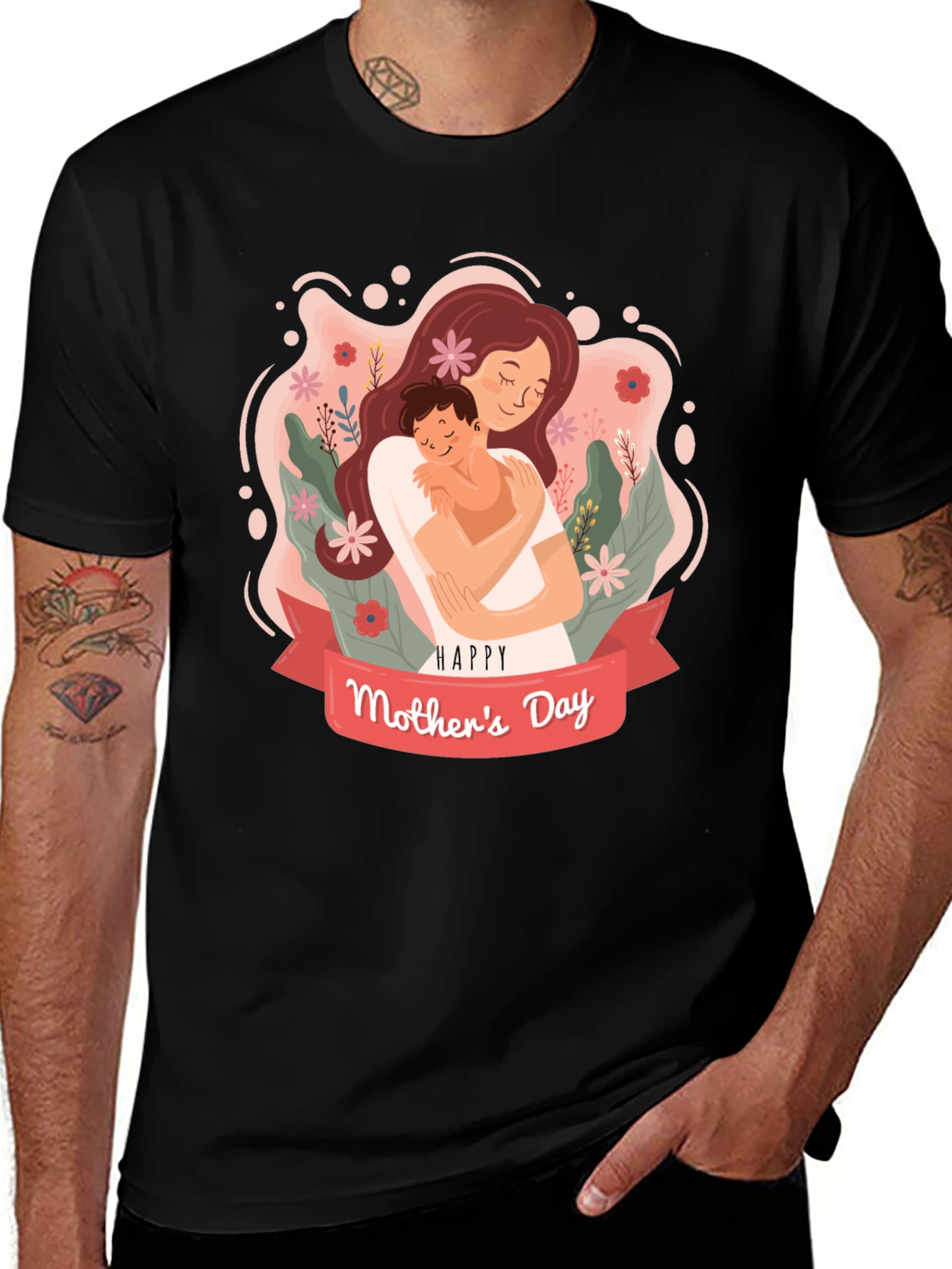 Mothers Day Graphic Tee - Mom & Child