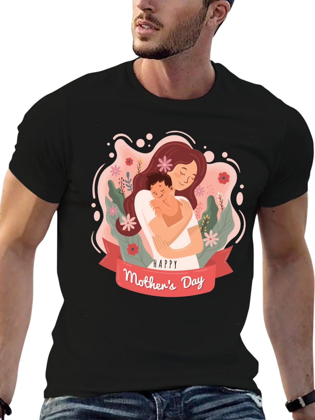 Mothers Day Graphic Tee - Mom & Child