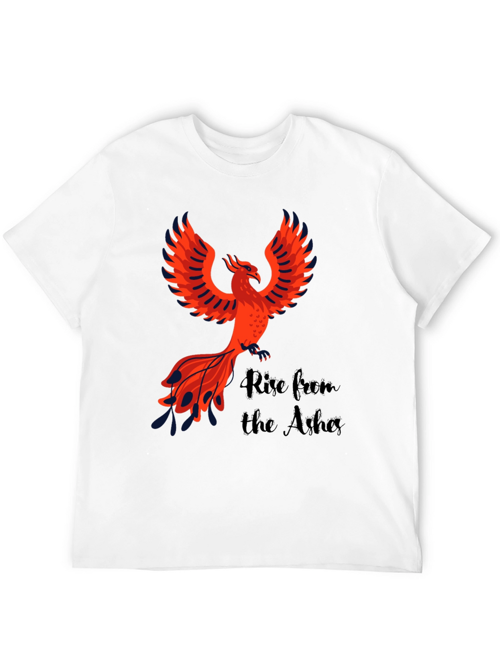 Phoenix Rise Graphic Tee - Black