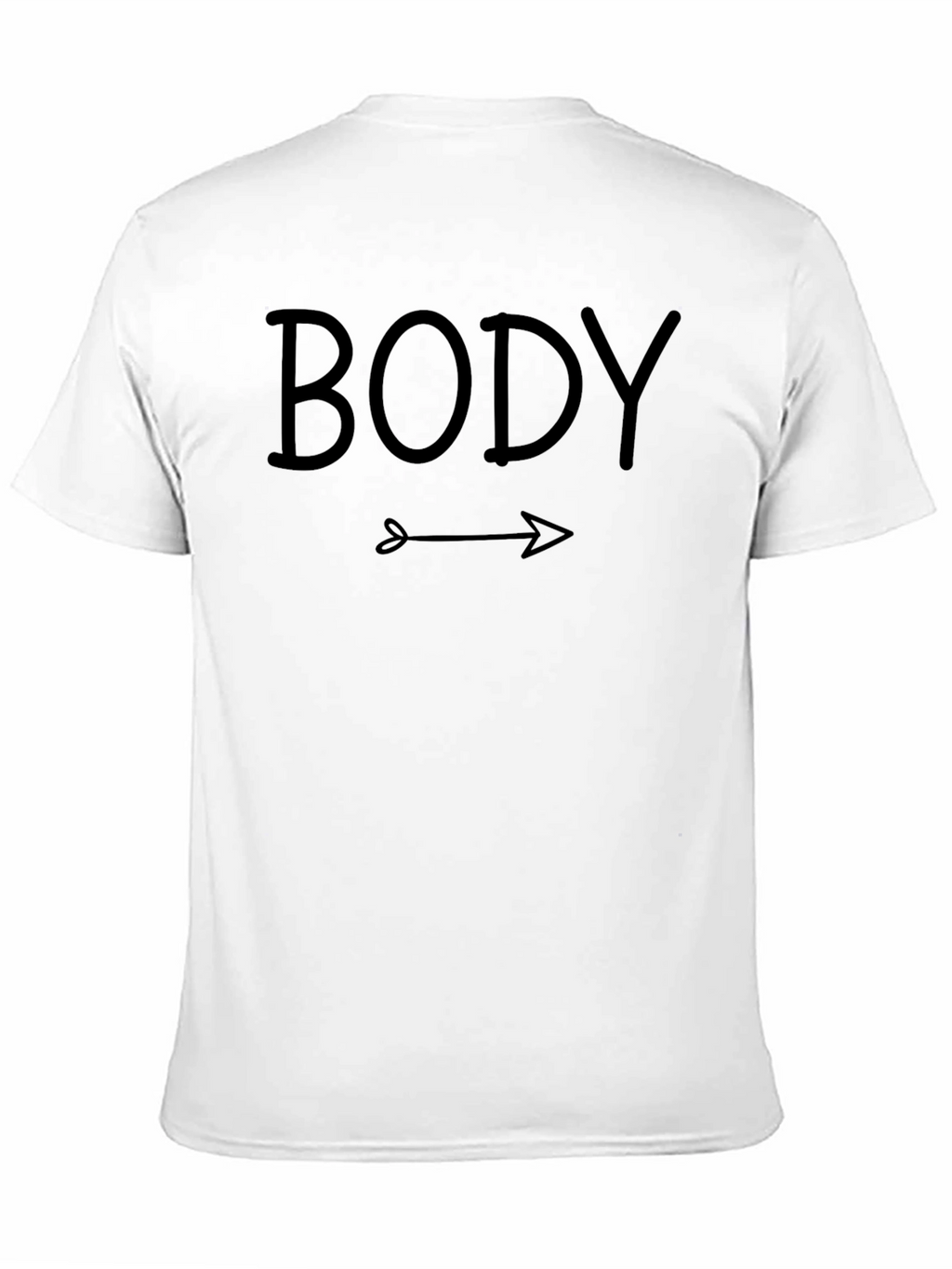 BODY This Way Graphic Tee - Black Cotton T-Shirt