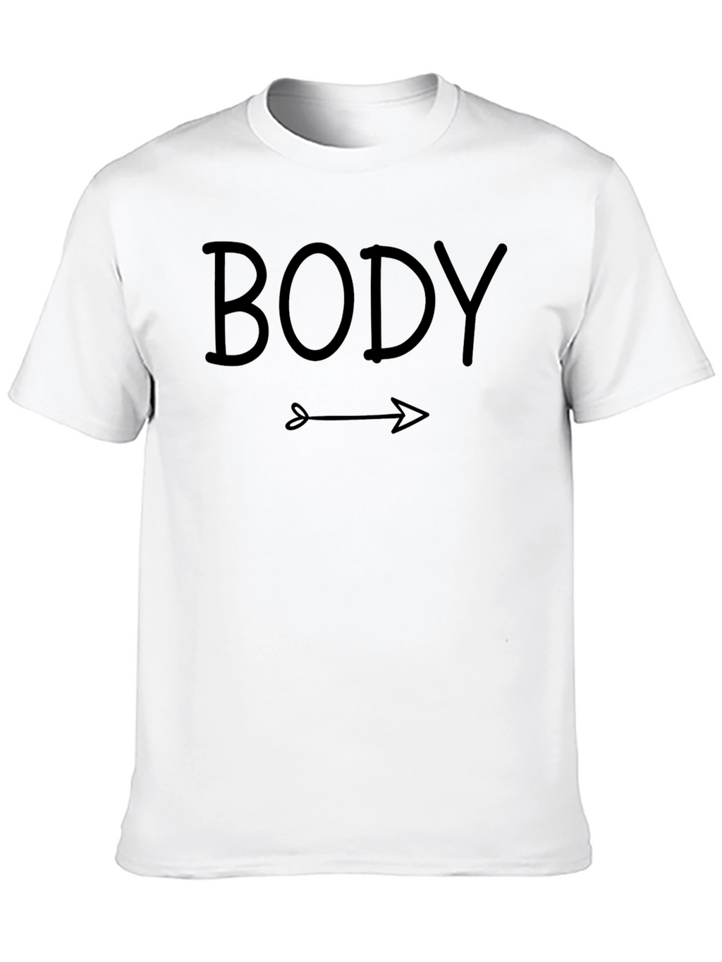 BODY This Way Graphic Tee - Black Cotton T-Shirt