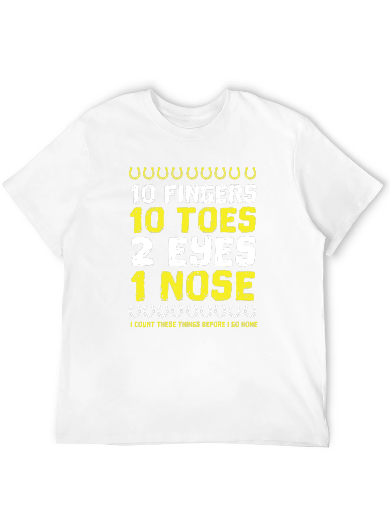 Funny 10 Fingers 10 Toes Graphic Tee