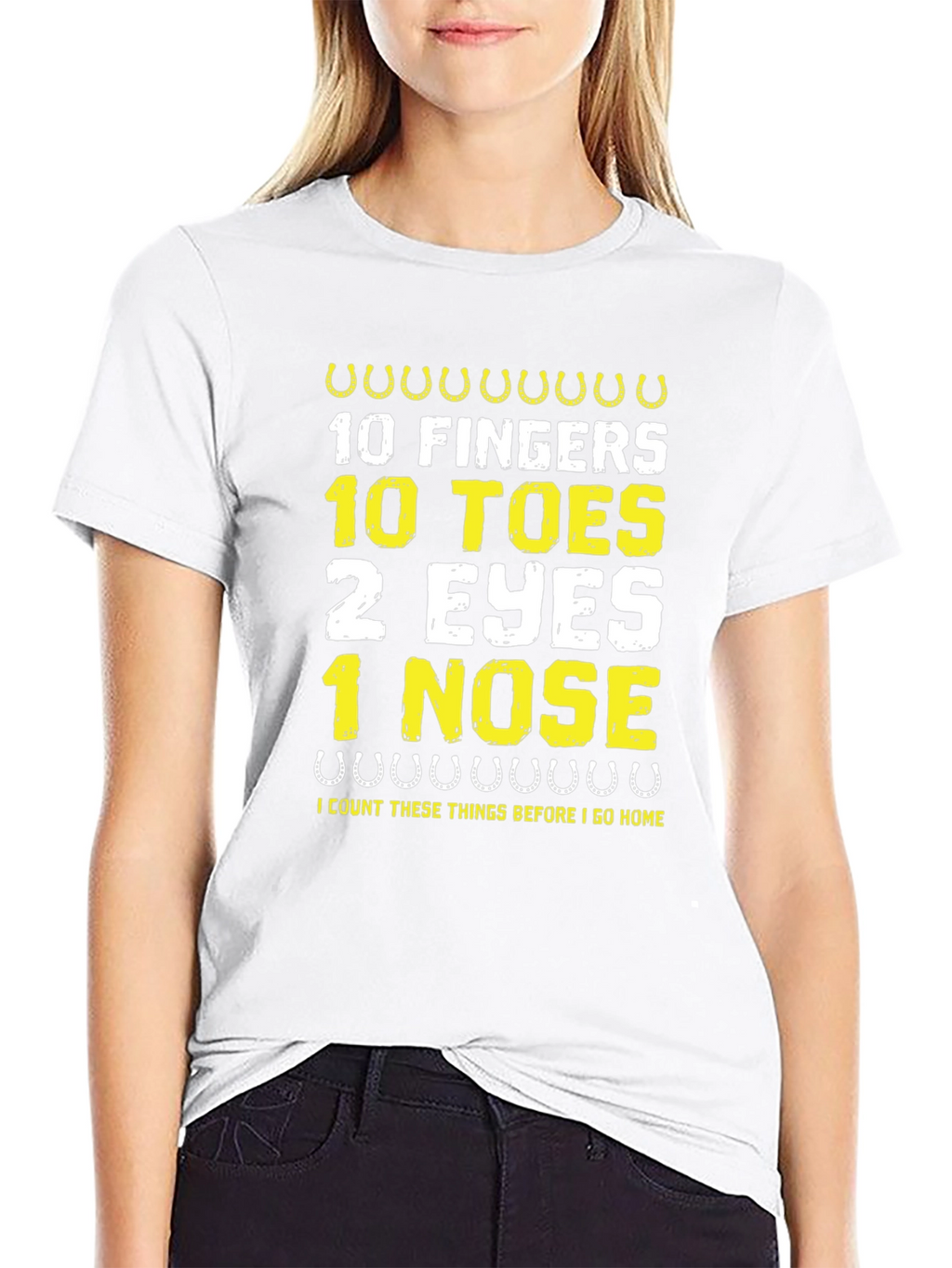 Funny 10 Fingers 10 Toes Graphic Tee