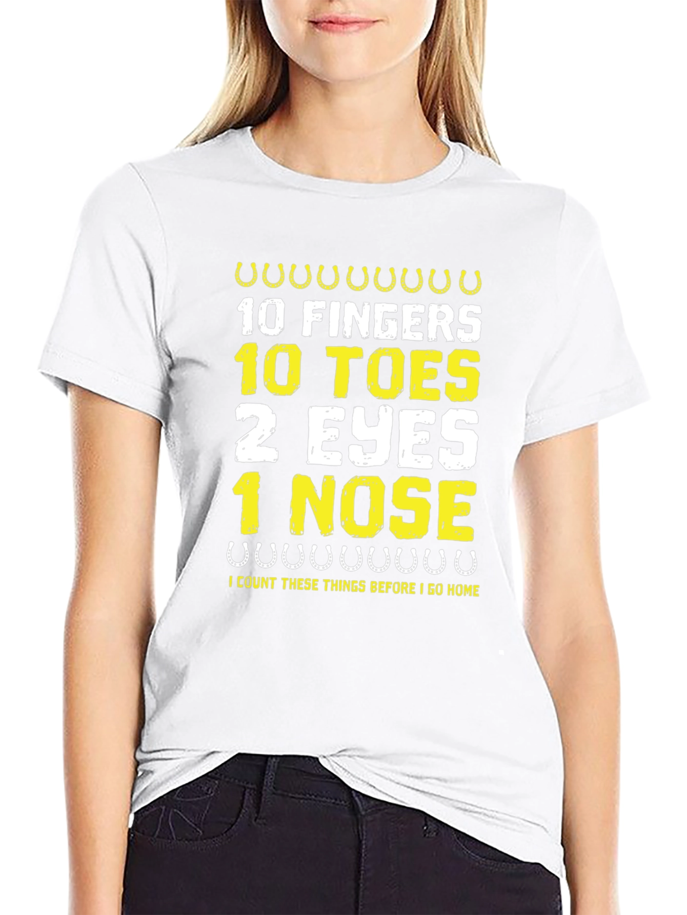 Funny 10 Fingers 10 Toes Graphic Tee