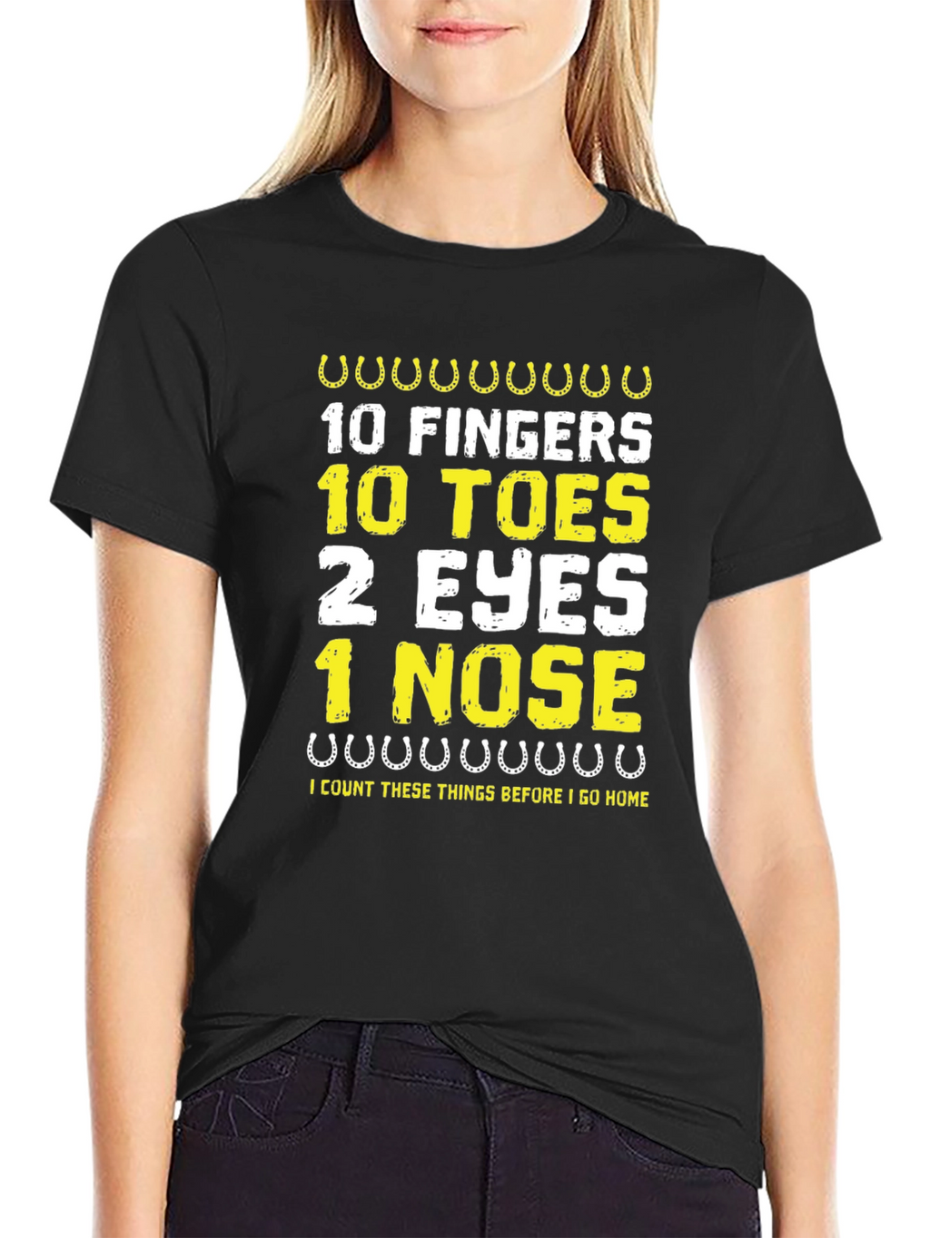 Funny 10 Fingers 10 Toes Graphic Tee