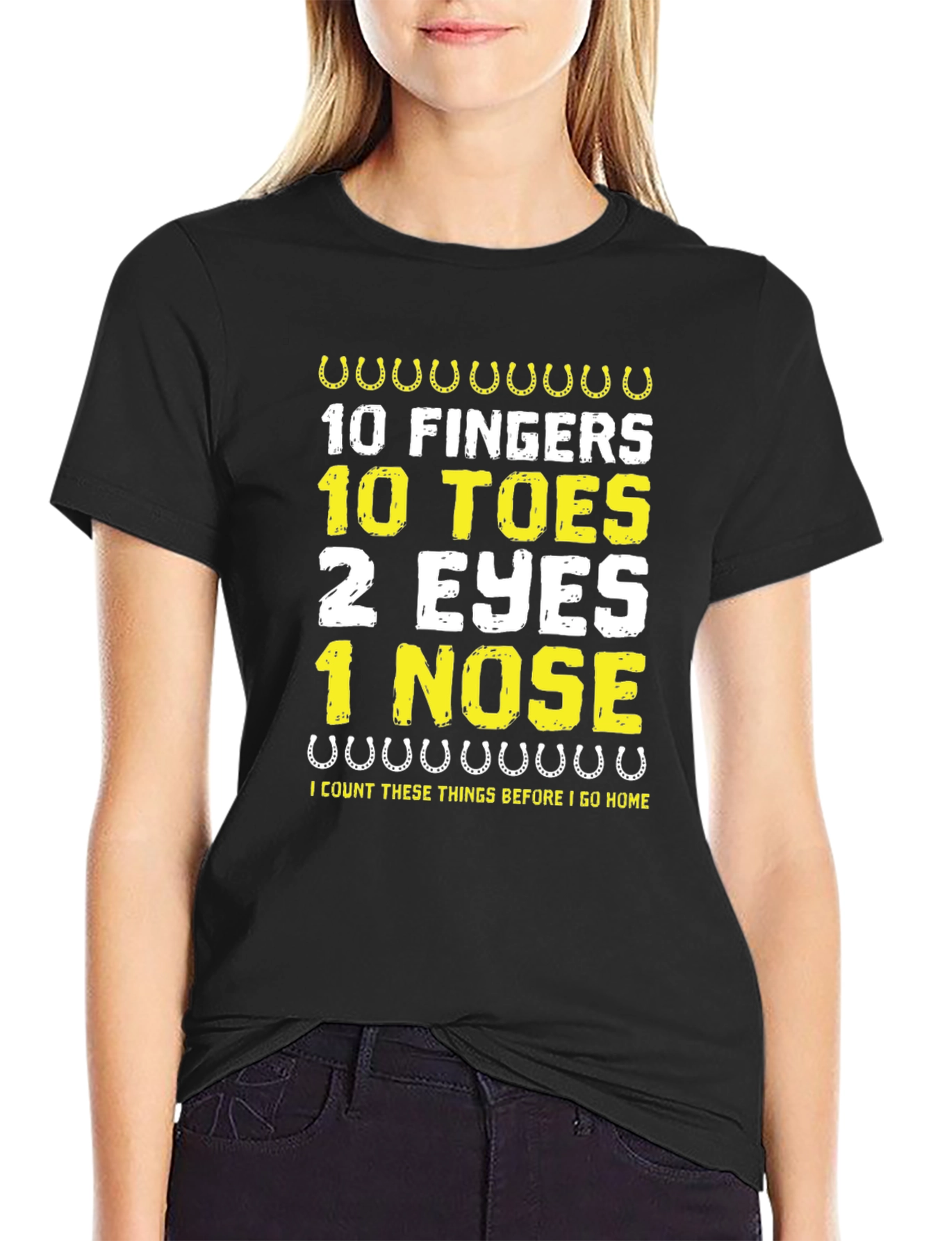 Funny 10 Fingers 10 Toes Graphic Tee