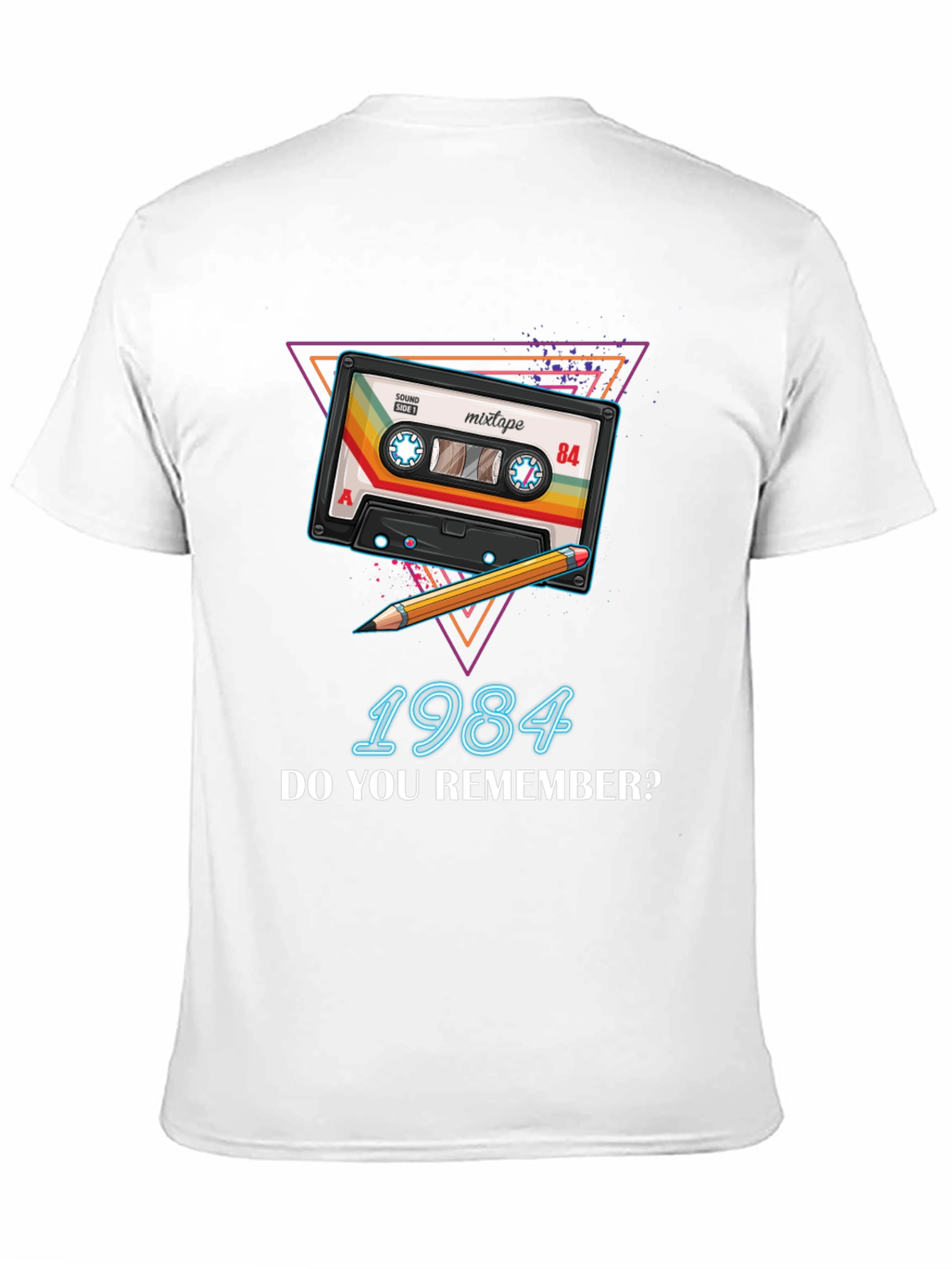 Retro 1984 Mixtape T-Shirt - Throwback 80s Style