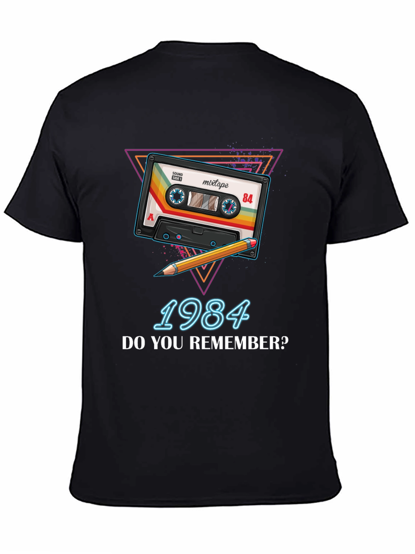 Retro 1984 Mixtape T-Shirt - Throwback 80s Style