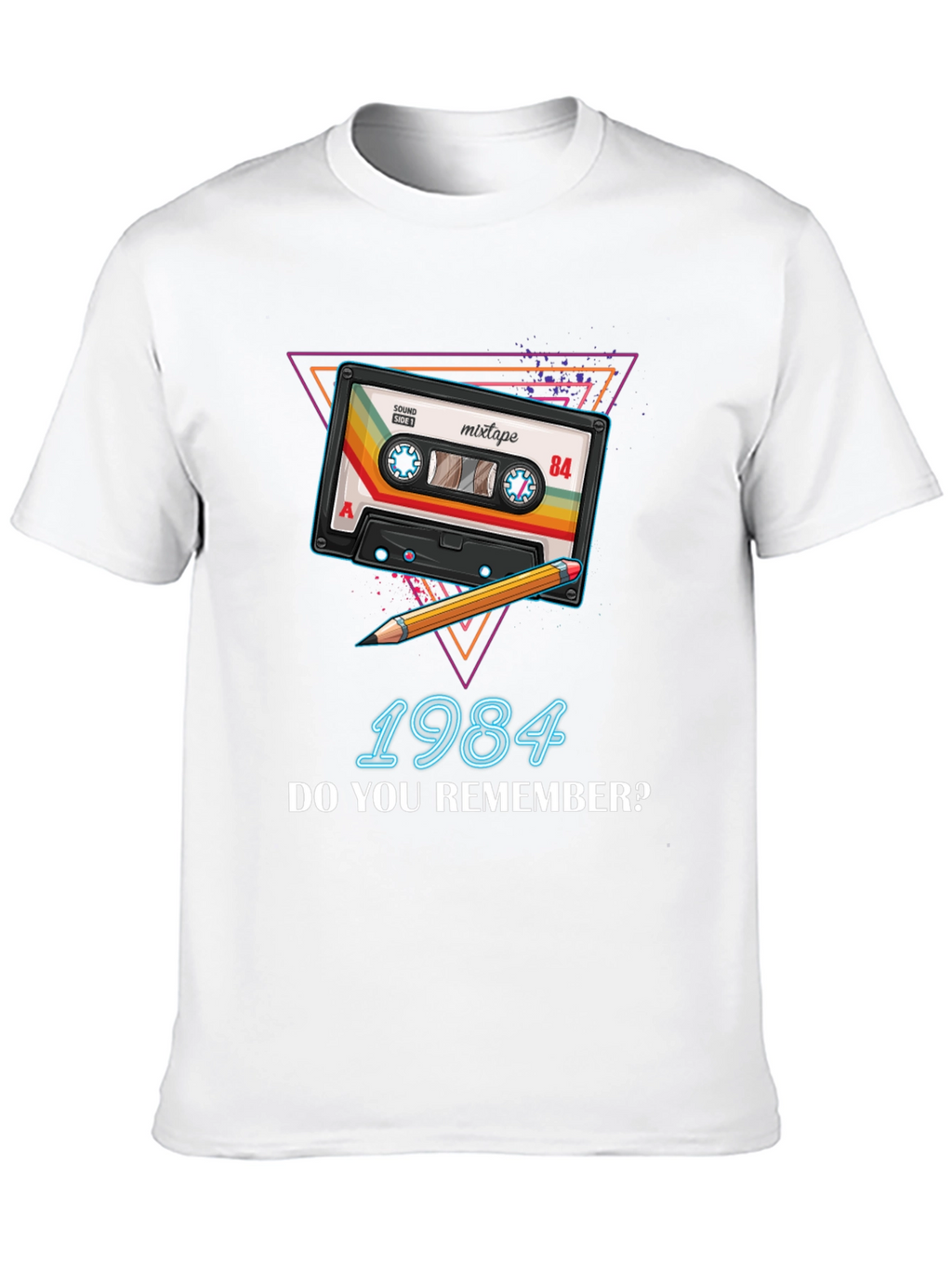 Retro 1984 Mixtape T-Shirt - Throwback 80s Style