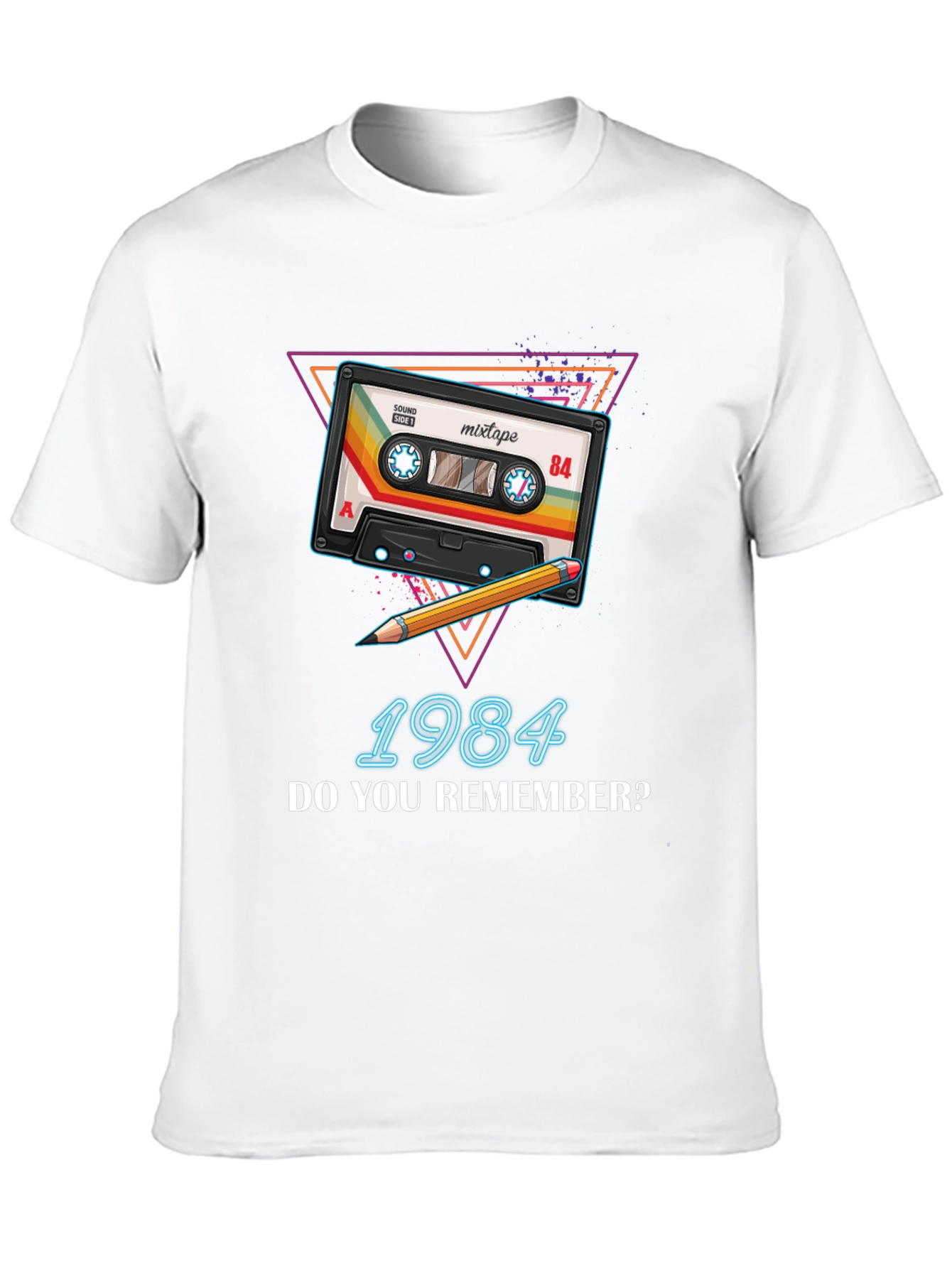 Retro 1984 Mixtape T-Shirt - Throwback 80s Style
