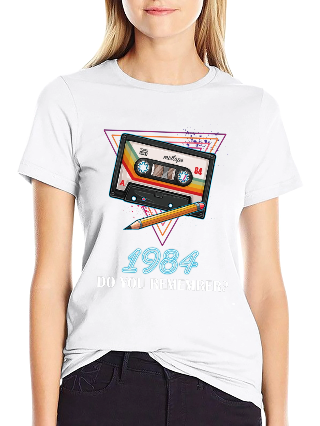 Retro 1984 Mixtape T-Shirt - Throwback 80s Style