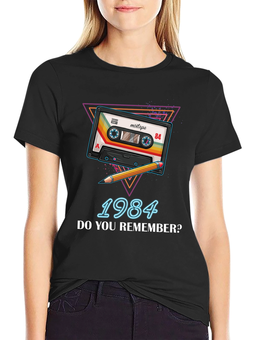 Retro 1984 Mixtape T-Shirt - Throwback 80s Style