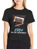 Retro 1984 Mixtape T-Shirt - Throwback 80s Style