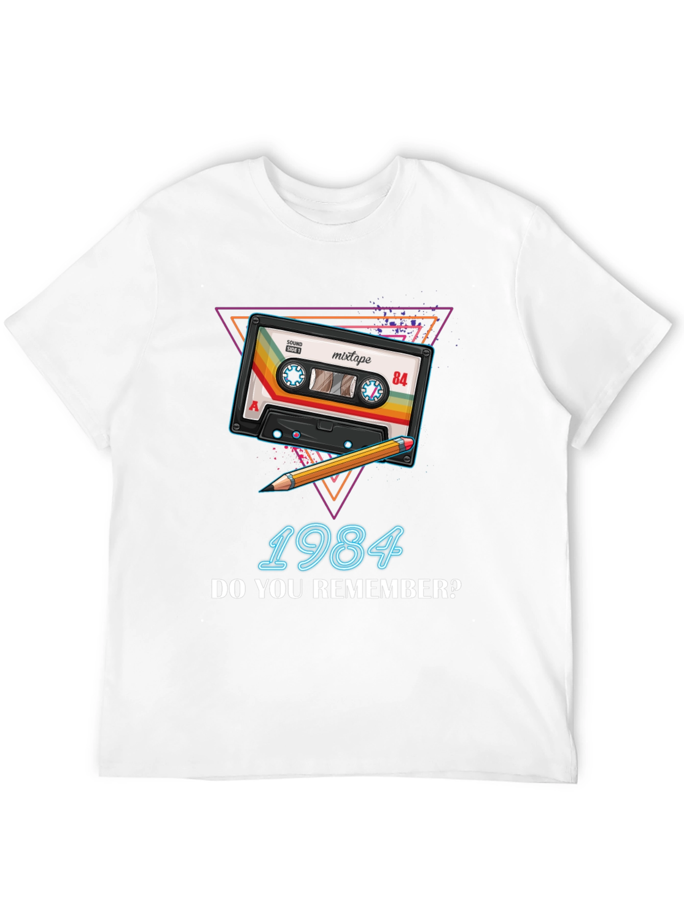 Retro 1984 Mixtape T-Shirt - Throwback 80s Style