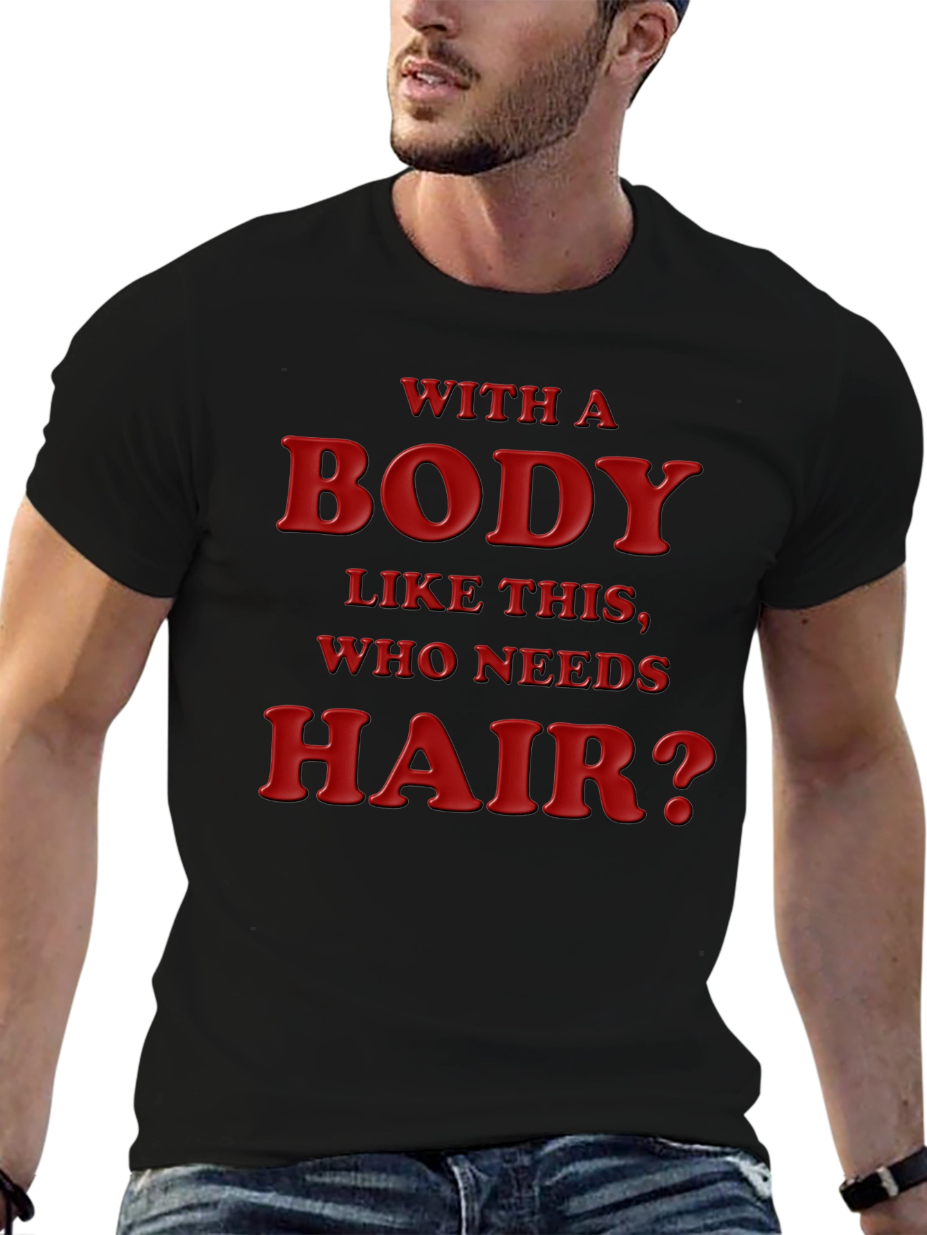 Humorous Baldness Acceptance T-Shirt