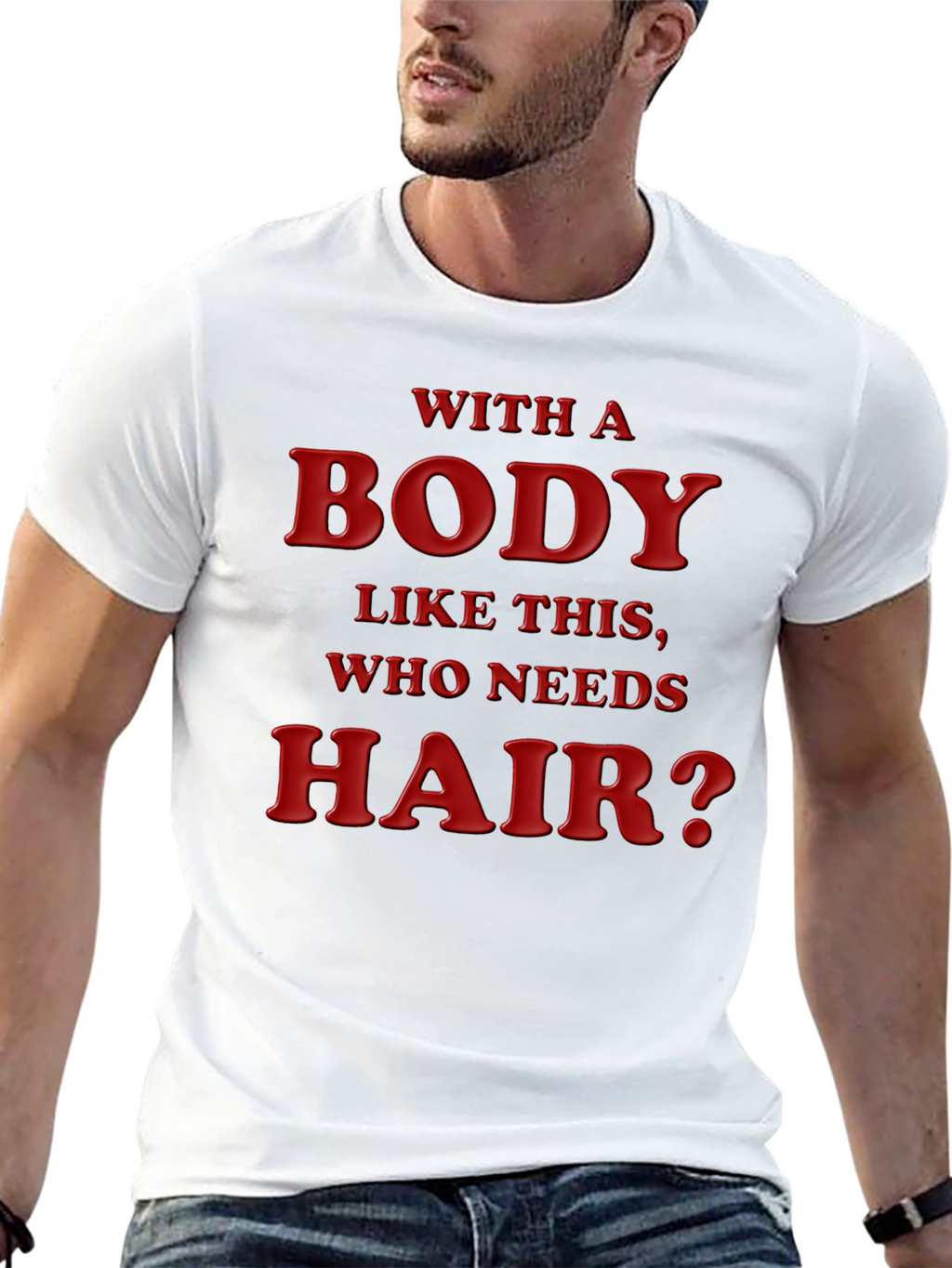 Humorous Baldness Acceptance T-Shirt