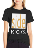 Side Kicks Graphic T-Shirt - Stylish & Comfortable