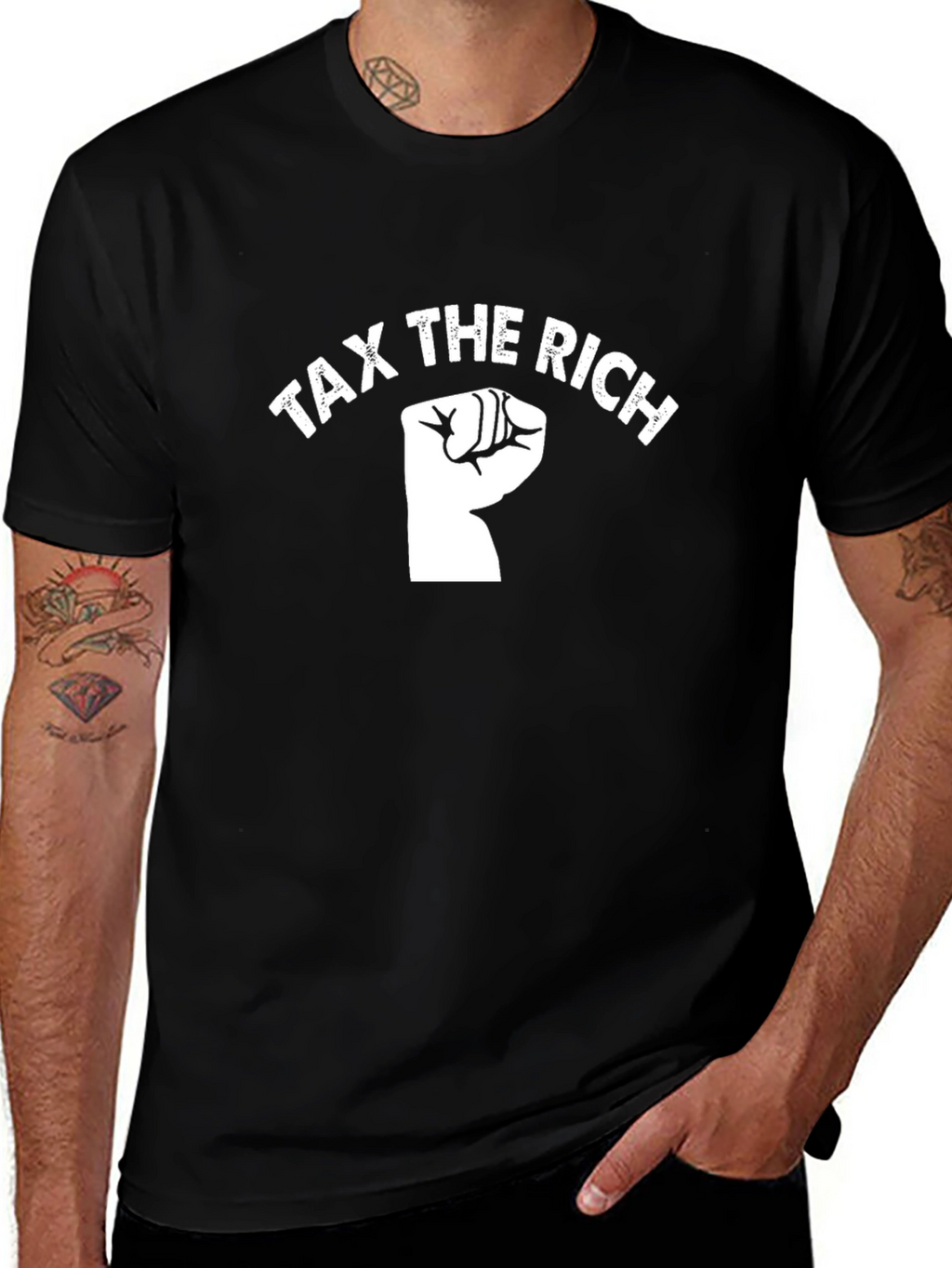 Tax The Rich Graphic T-Shirt - Protest Activism
