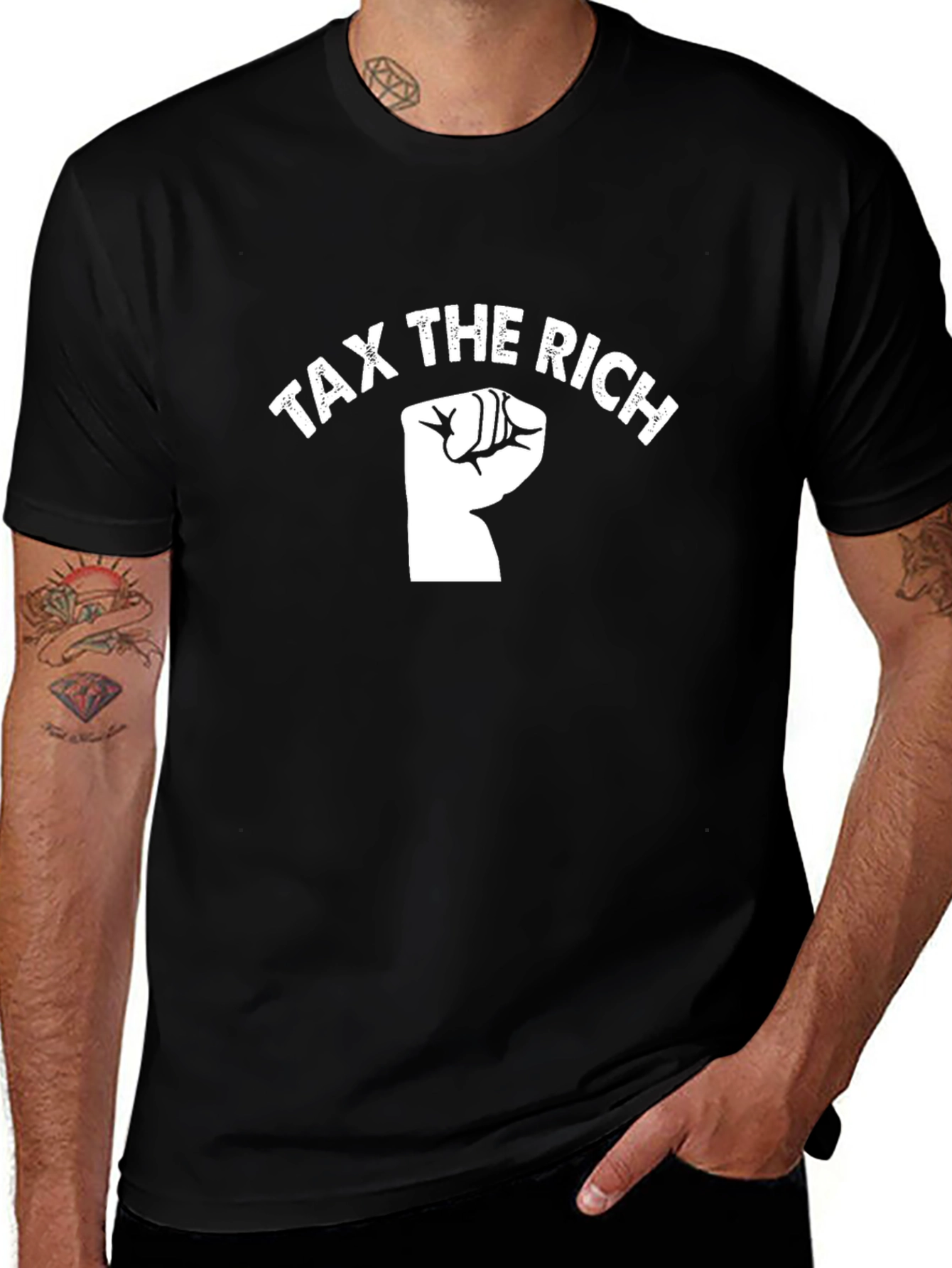 Tax The Rich Graphic T-Shirt - Protest Activism