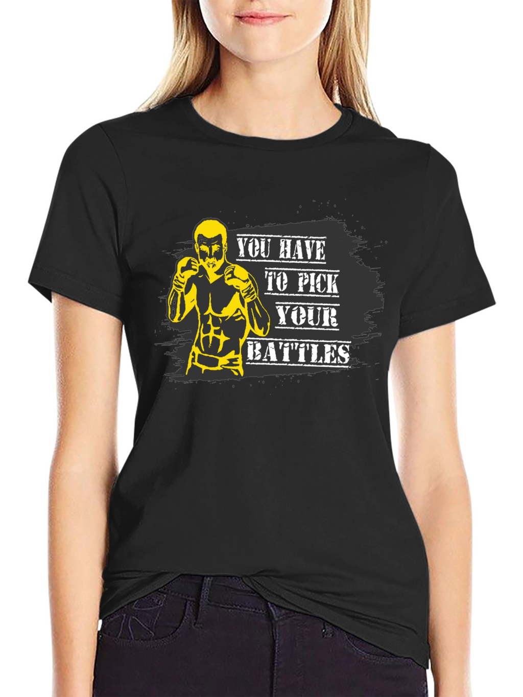 Pick Your Battles Black T-Shirt