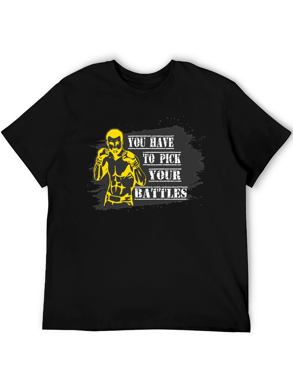 Pick Your Battles Black T-Shirt