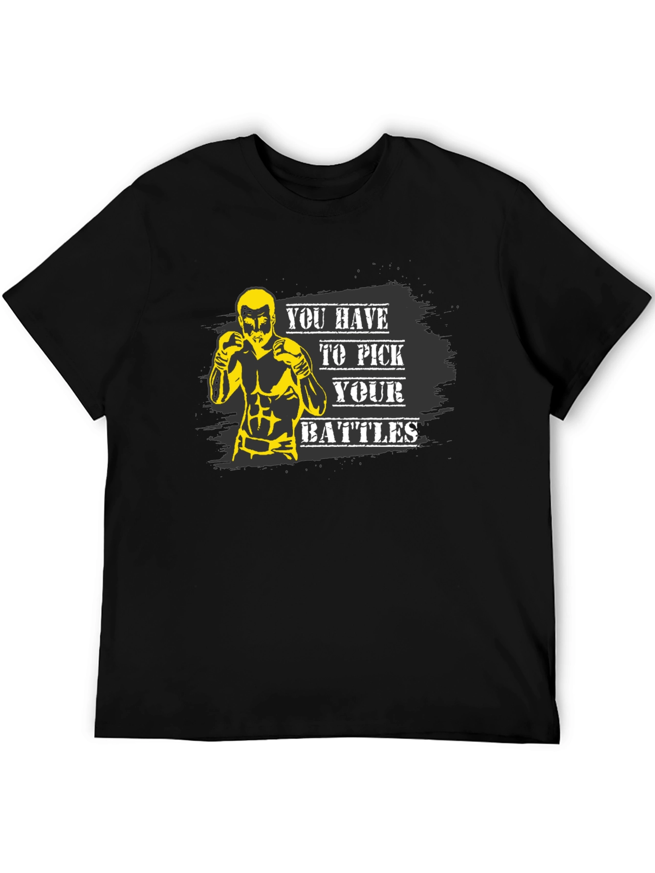Pick Your Battles Black T-Shirt