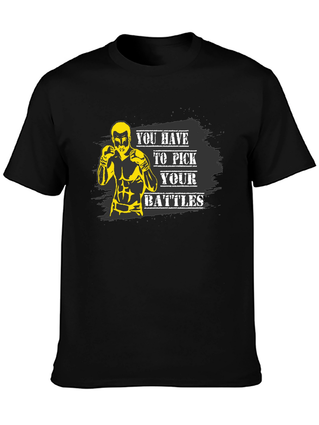 Pick Your Battles Black T-Shirt