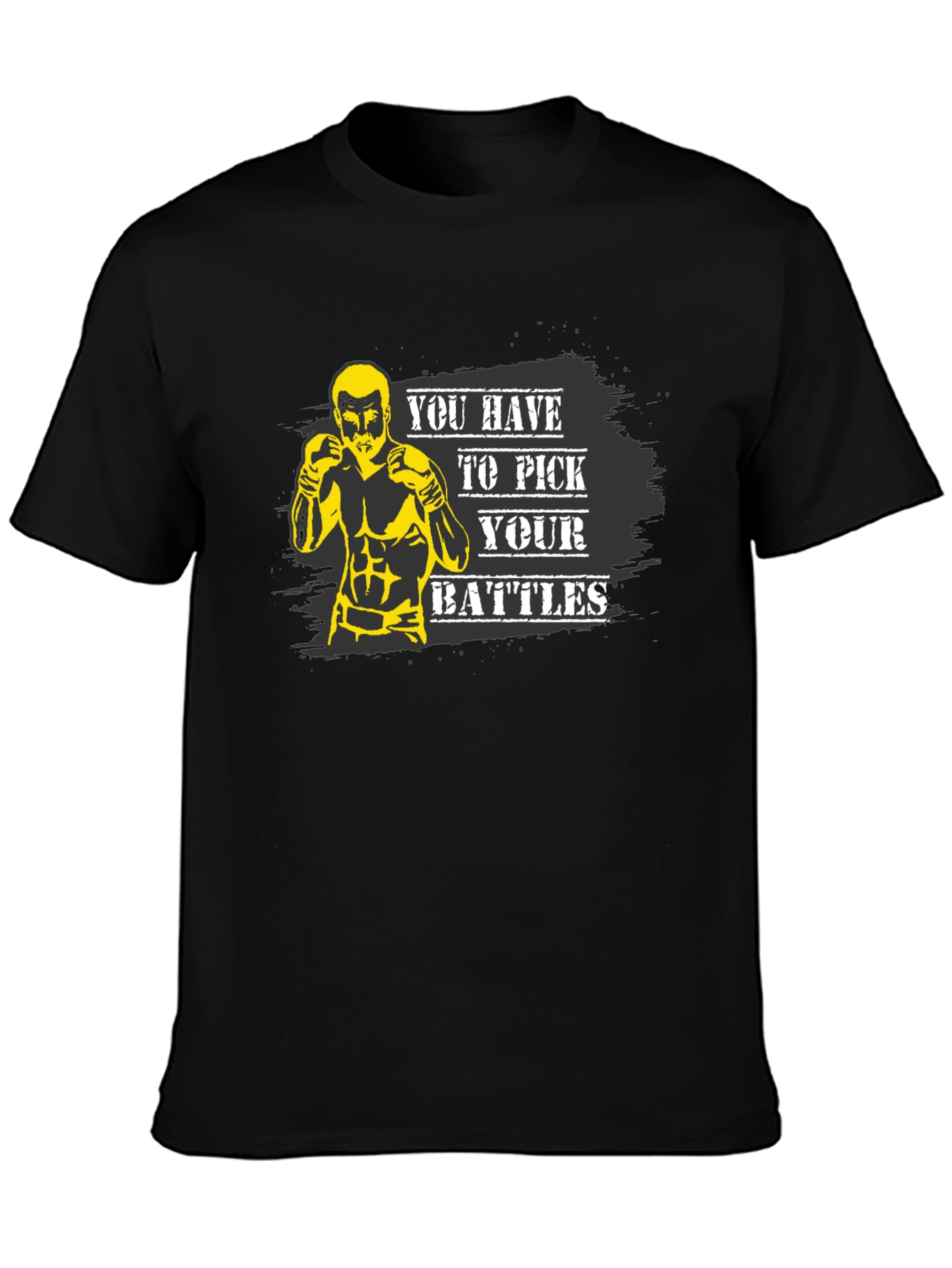 Pick Your Battles Black T-Shirt