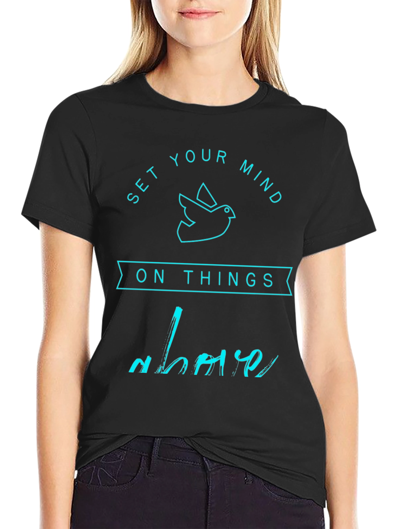 Set Your Mind Above Graphic T-Shirt