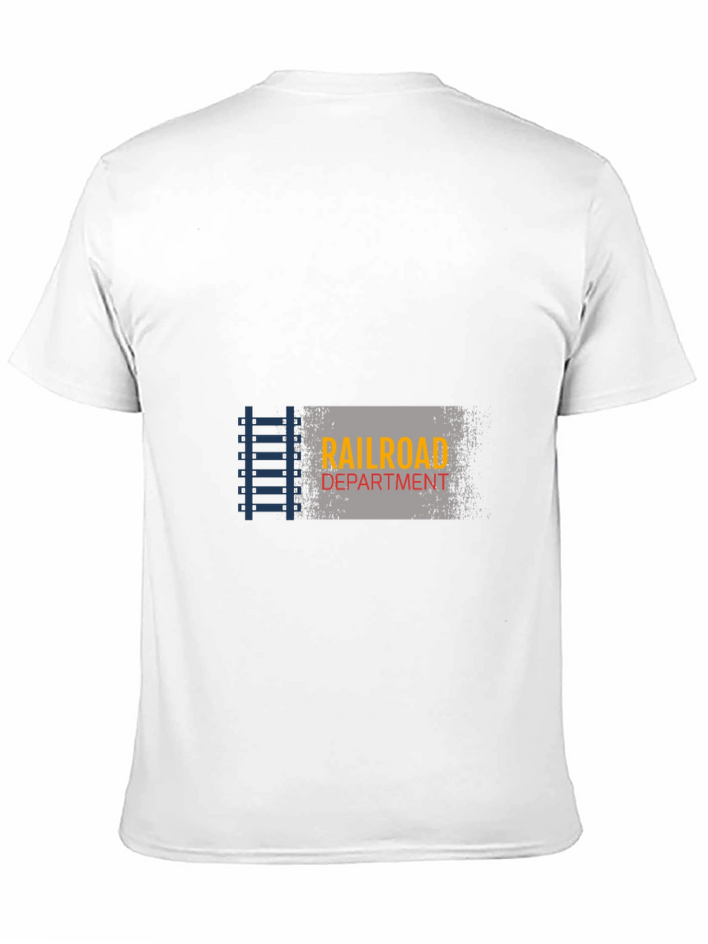 Railroad Department Graphic Tee - Black Cotton Blend