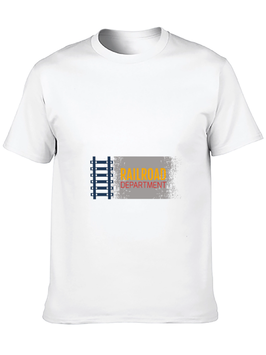 Railroad Department Graphic Tee - Black Cotton Blend