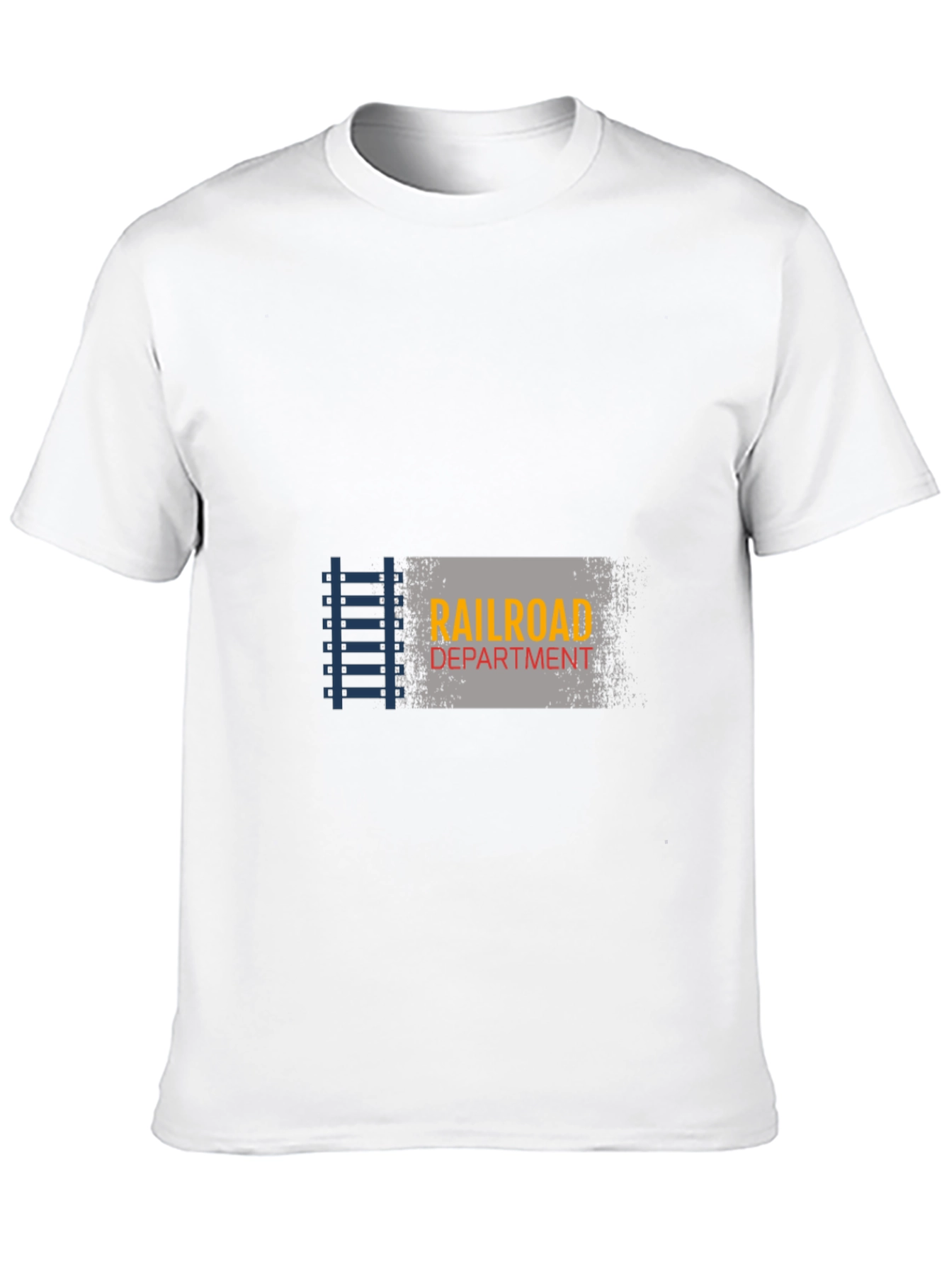 Railroad Department Graphic Tee - Black Cotton Blend
