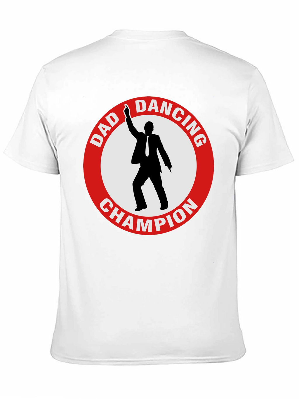Dad Dancing Champion T-Shirt - Black Cotton Tee