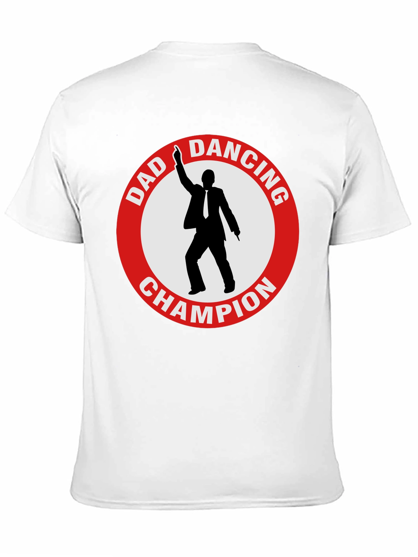 Dad Dancing Champion T-Shirt - Black Cotton Tee