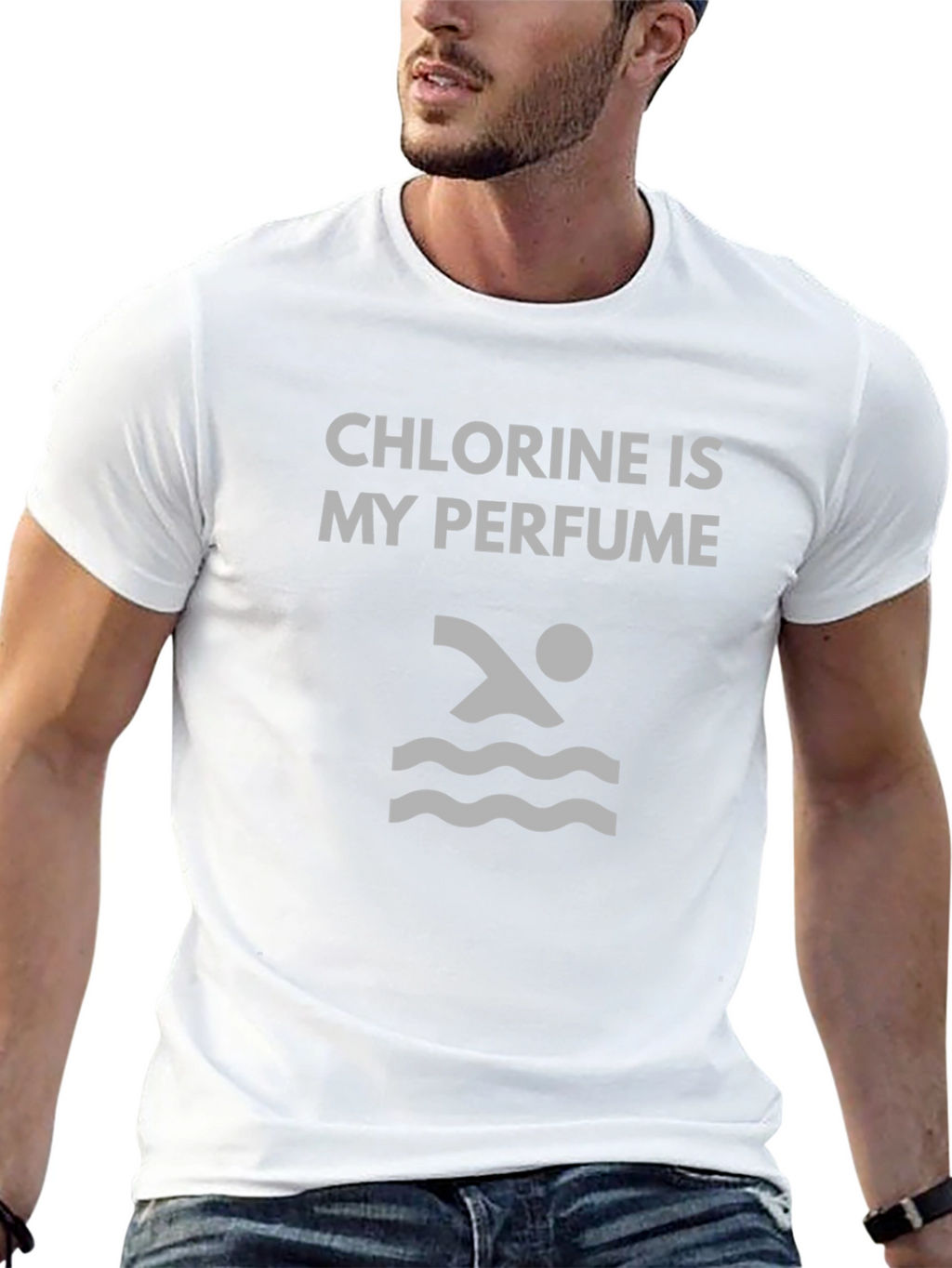 Chlorine Is My Perfume Swimmer T-Shirt