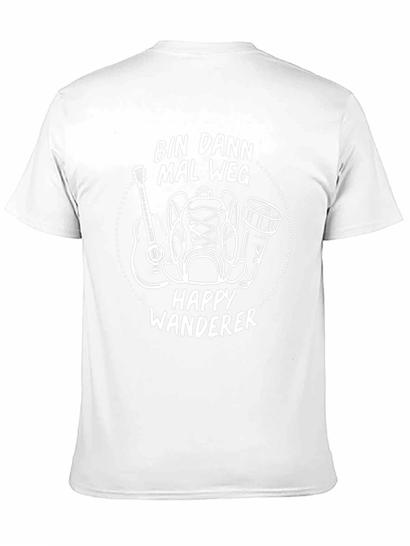 Happy Wanderer Black T-Shirt