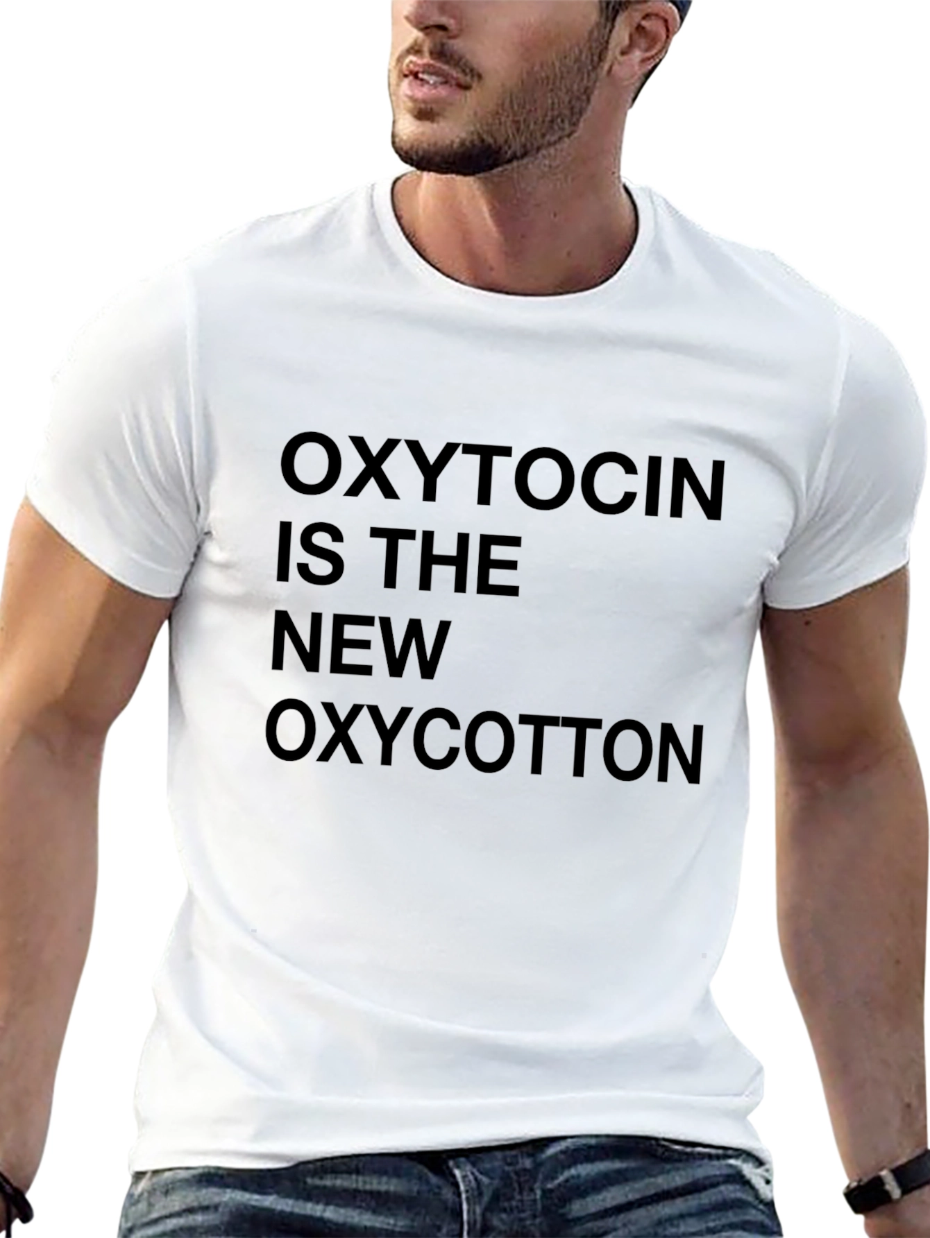 Oxytocin is the New Oxycotton Black T-Shirt